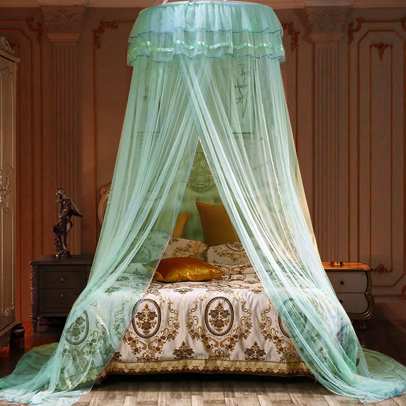 Bed Canopy Lace Mosquito Net for Girls Beds, Unique Princess Play