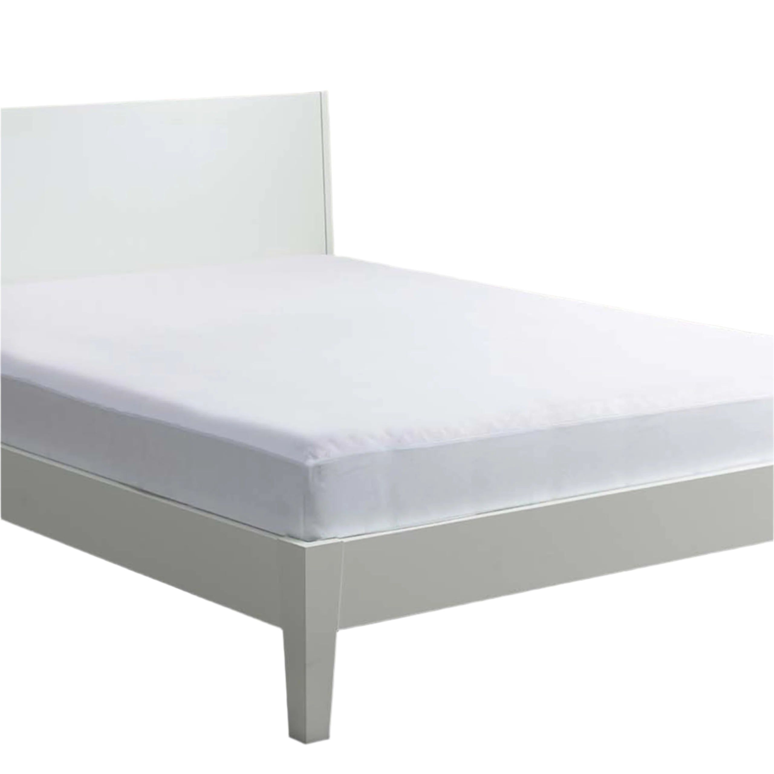 Queen Basic Mattress Protector - Lightweight, Noiseless, and Waterproof Fabric