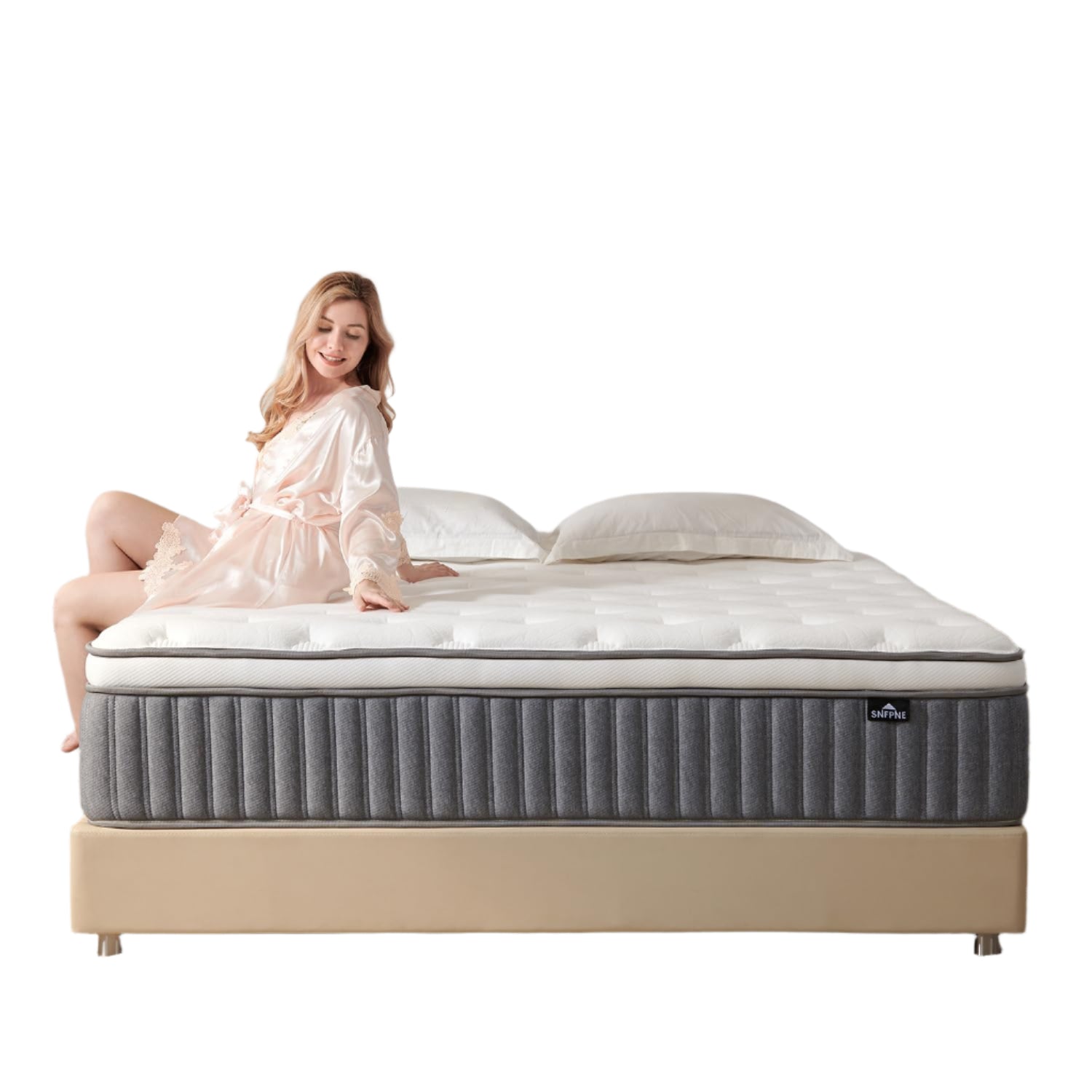 Queen Size Mattress 12 Inch, Hybrid Memory Foam Mattress