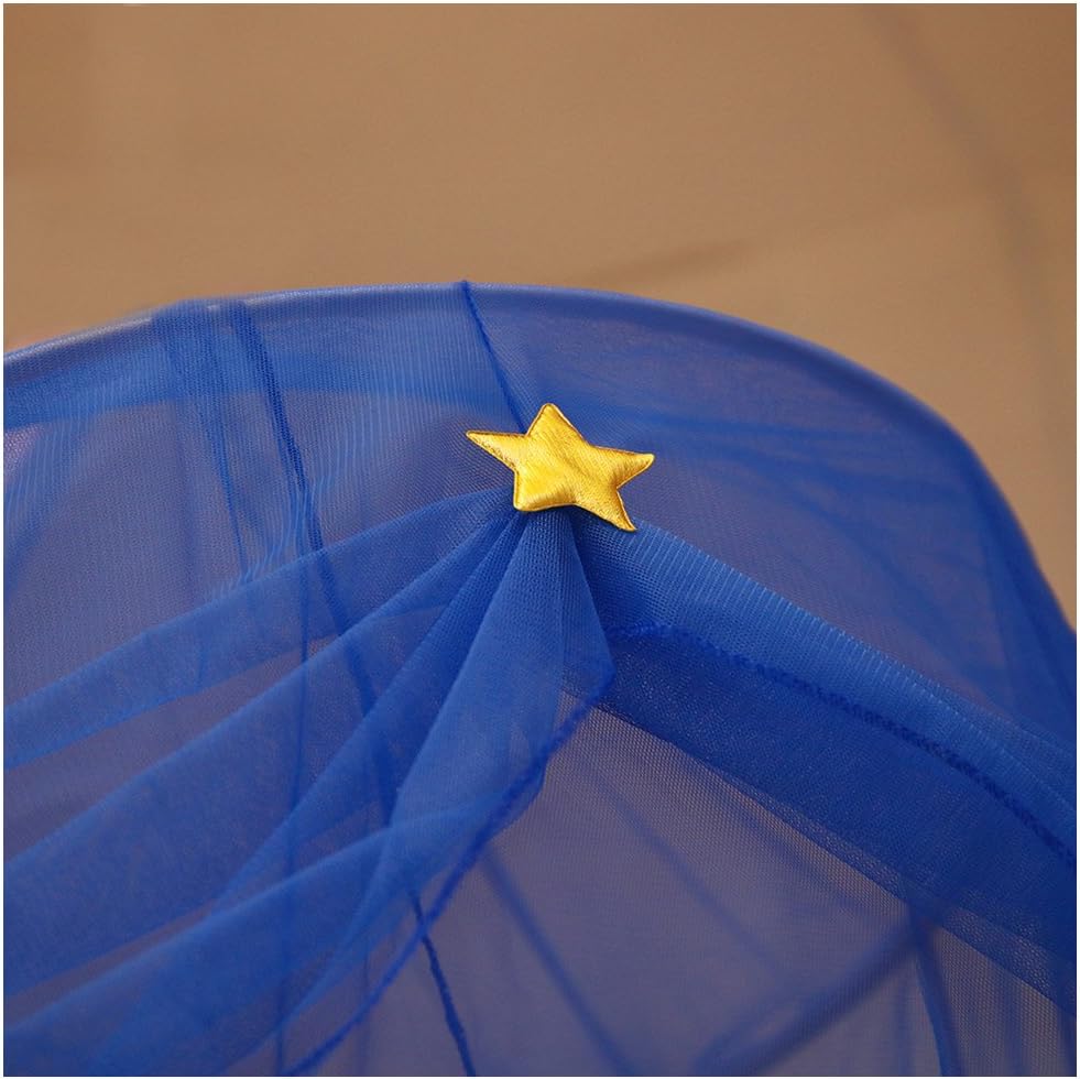 Mosquito Net Canopy Bed Curtains Dome Princess Stars Bed Tent for Girls Boys Kids Single