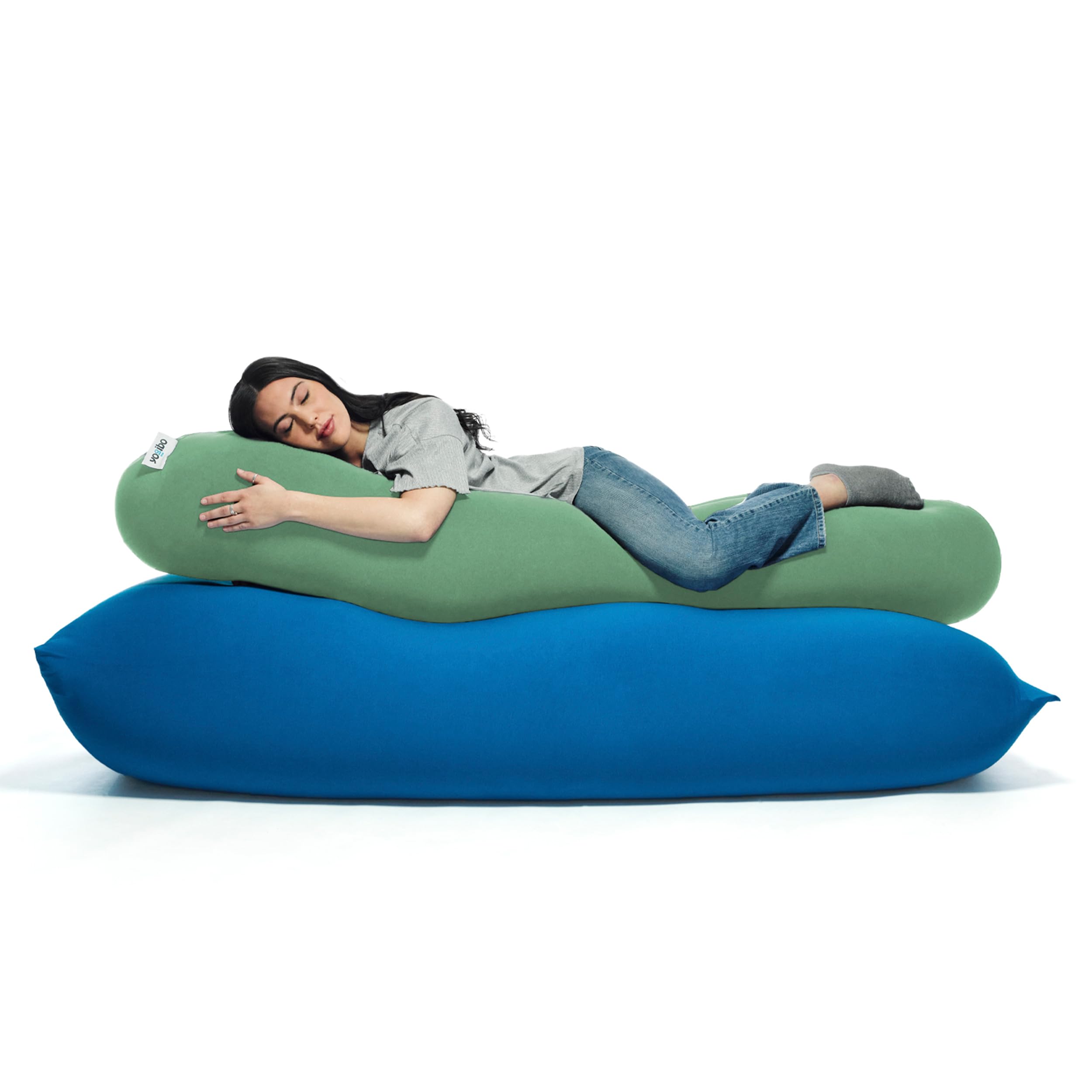 Roll Long Full Body Pillow for Women and Men, Adults, for Back, Lumbar