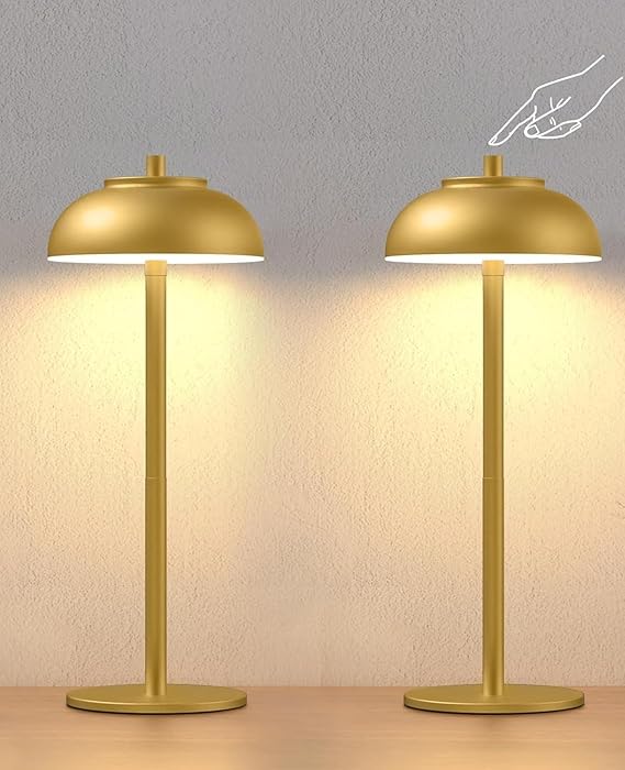 Pack Led Cordless Table Lamps Rechargeable,Table Lights Battery Operated-IP65