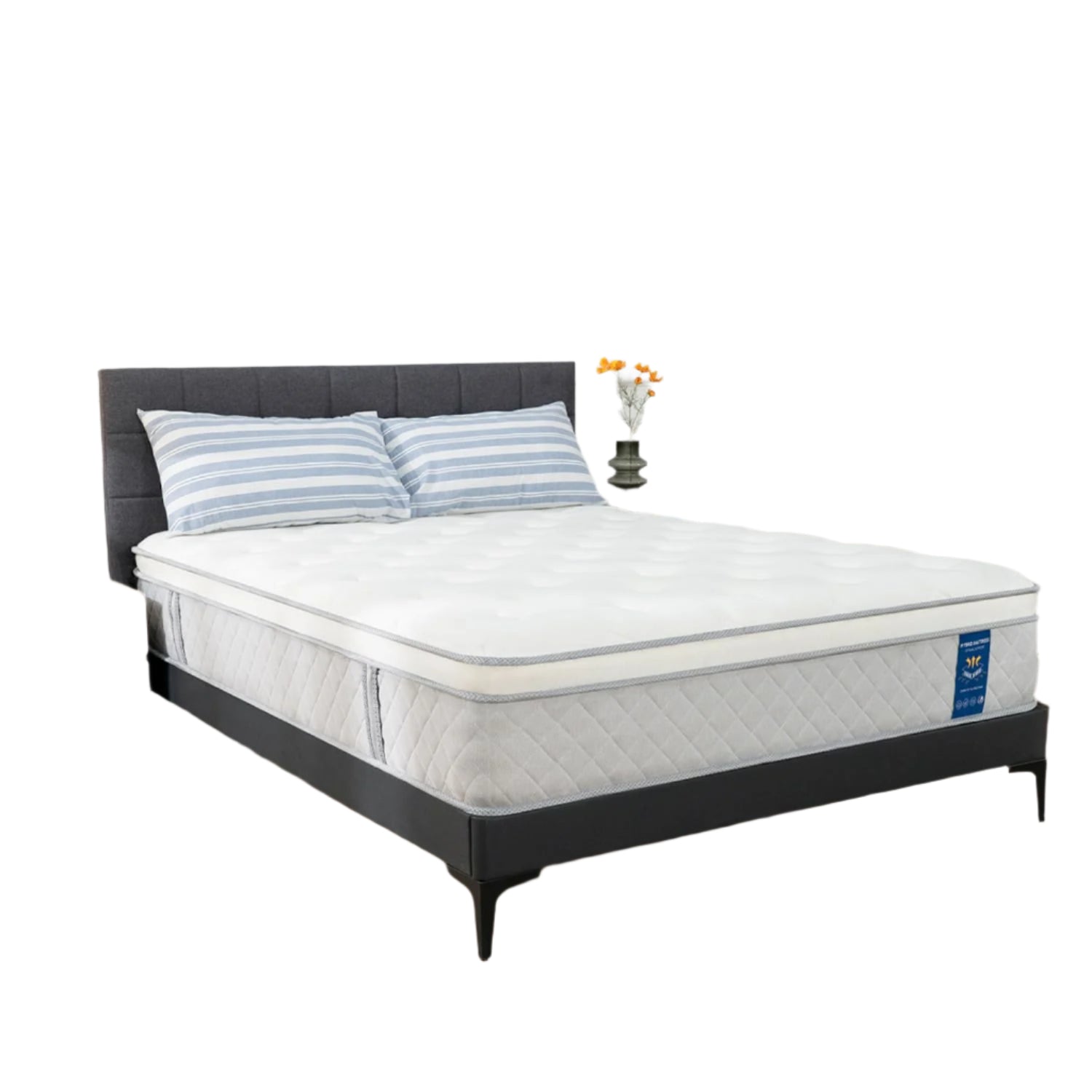 Queen Size Mattress,12 Inch Hybrid Mattress in a Box with Gel Memory Foam