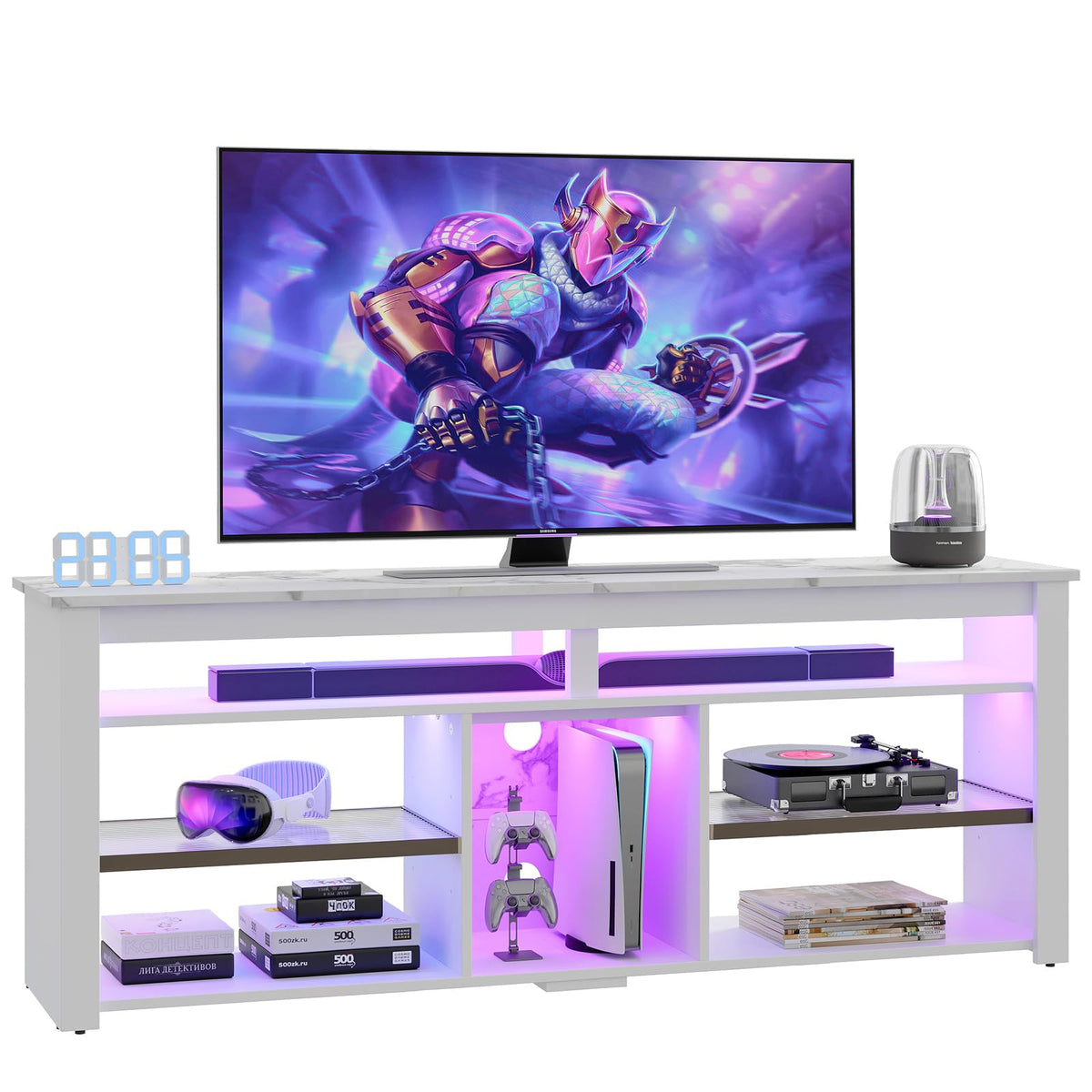 63" LED TV Stand with Storage for 70" TVs