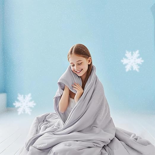 Cooling Comforter King Size – Soft Double Side Cooling Blanket for Hot Sleepers