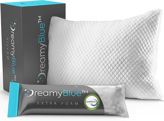Signature Pillow w/Adjustable Loft • Shredded Memory Foam Fill