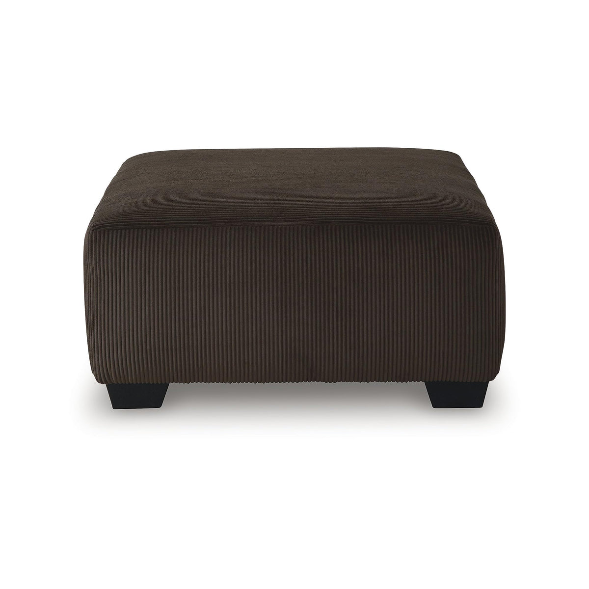 Oversized Velvet Ottoman