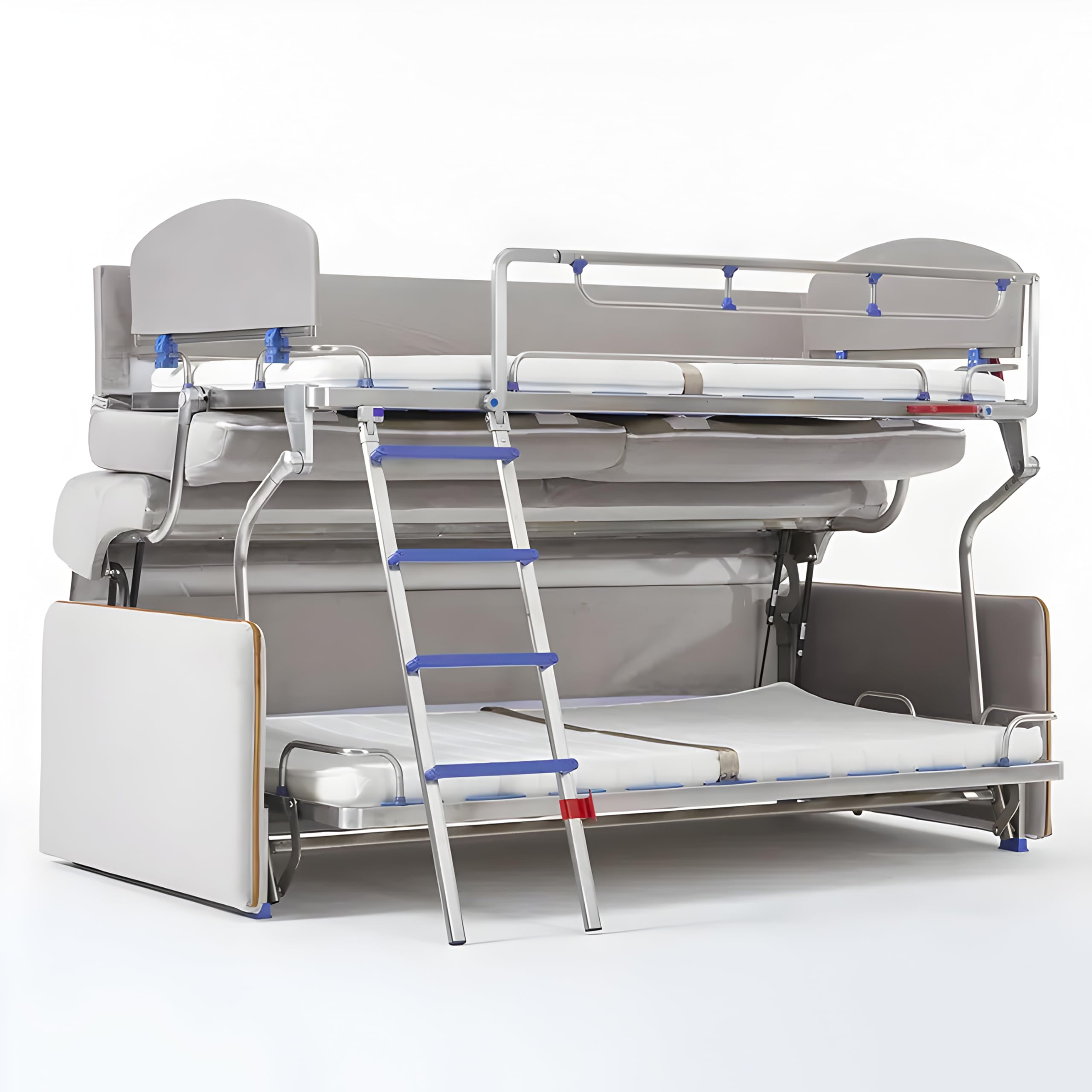 Sofa Cum Bunk Bed – Twin Over Twin Convertible Couch | Pull Out Sleeper