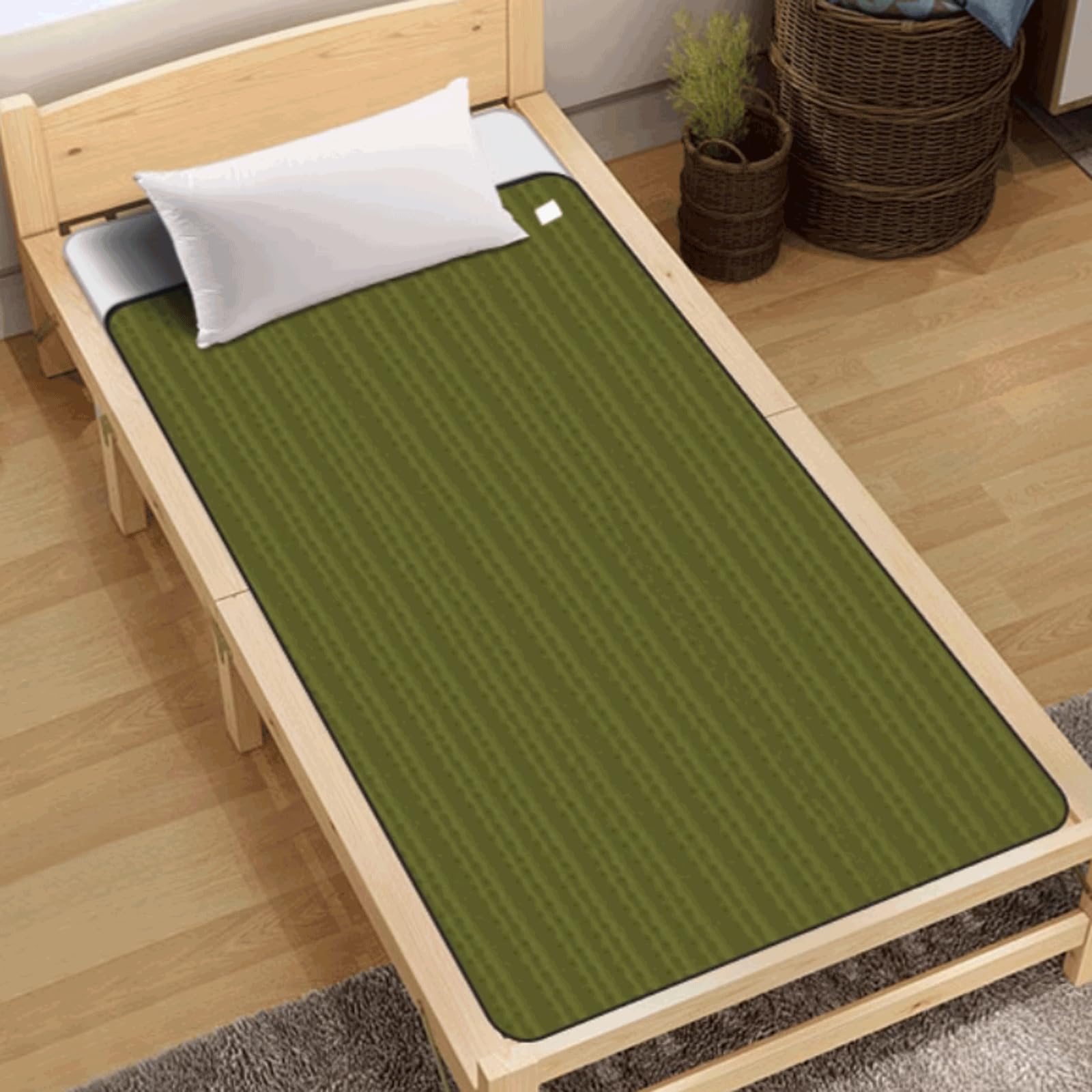 Polyester Heated Throw with 4 Heat Settings Washable Electric Mattress Comfortable