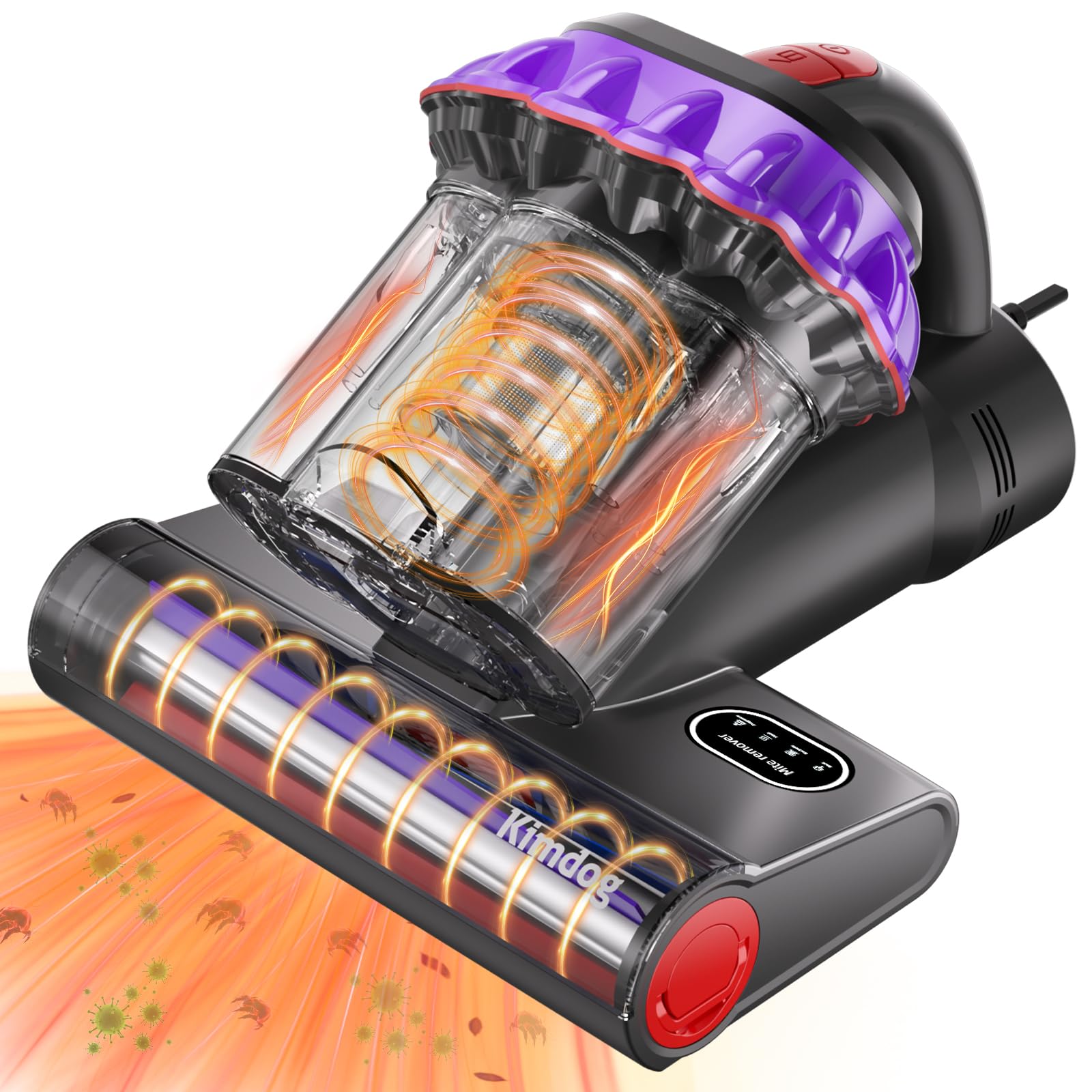 Mattress Vacuum Cleaner 16Kpa Bed Vacuum with 253.7nm UV-C Light,140