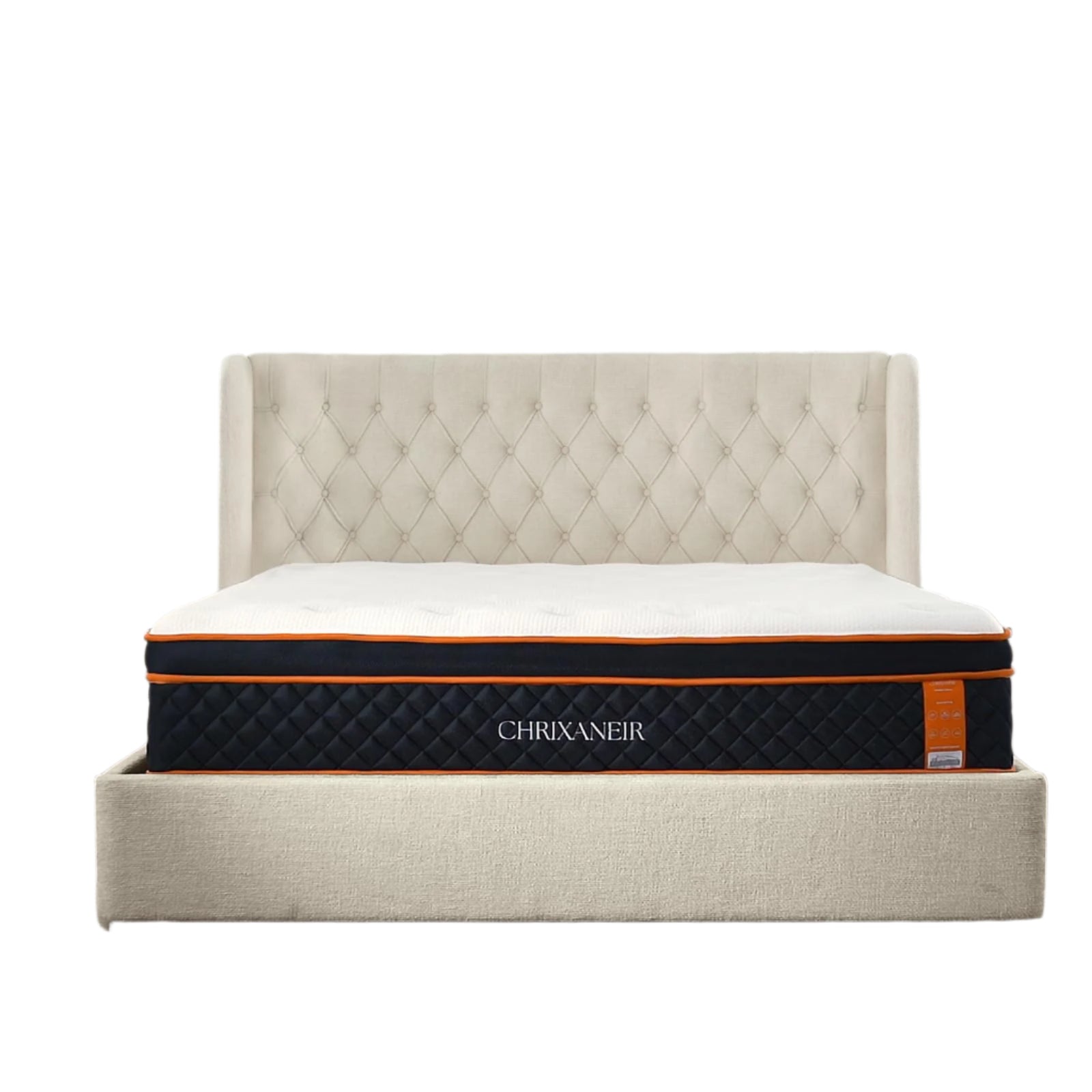 14 Inch Full Size Hybrid Mattress – Medium Firm Euro Top Gel Memory Foam