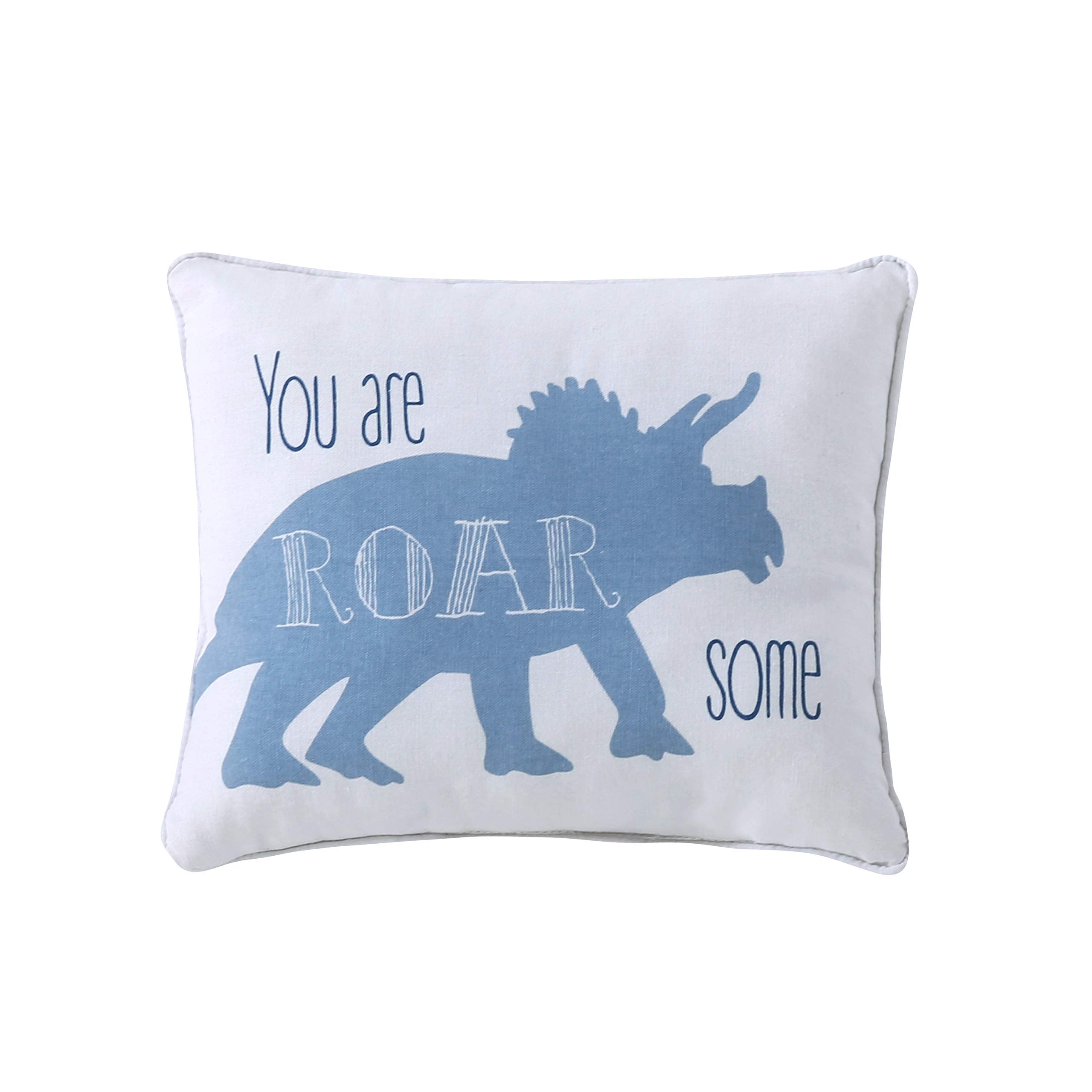 Dino Toddler Bed Set - Shades of Blue and Grey - Dinosaur - 5 Piece Set Includes