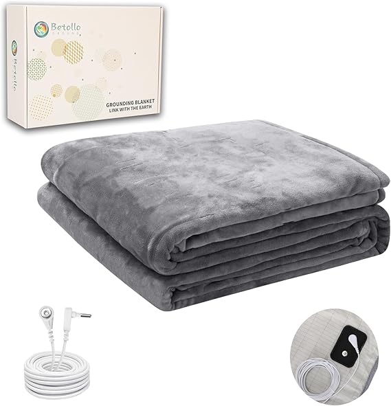 Grounding Blanket for Pain Relief, Improved Sleep