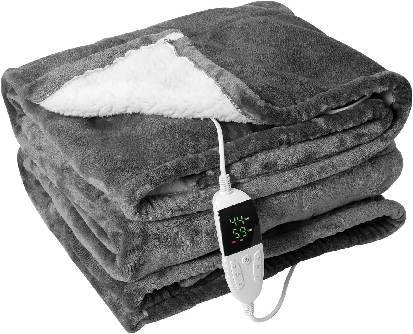 Electric Throw Heated Blanket, Extra Large Ultra Soft Luxurious