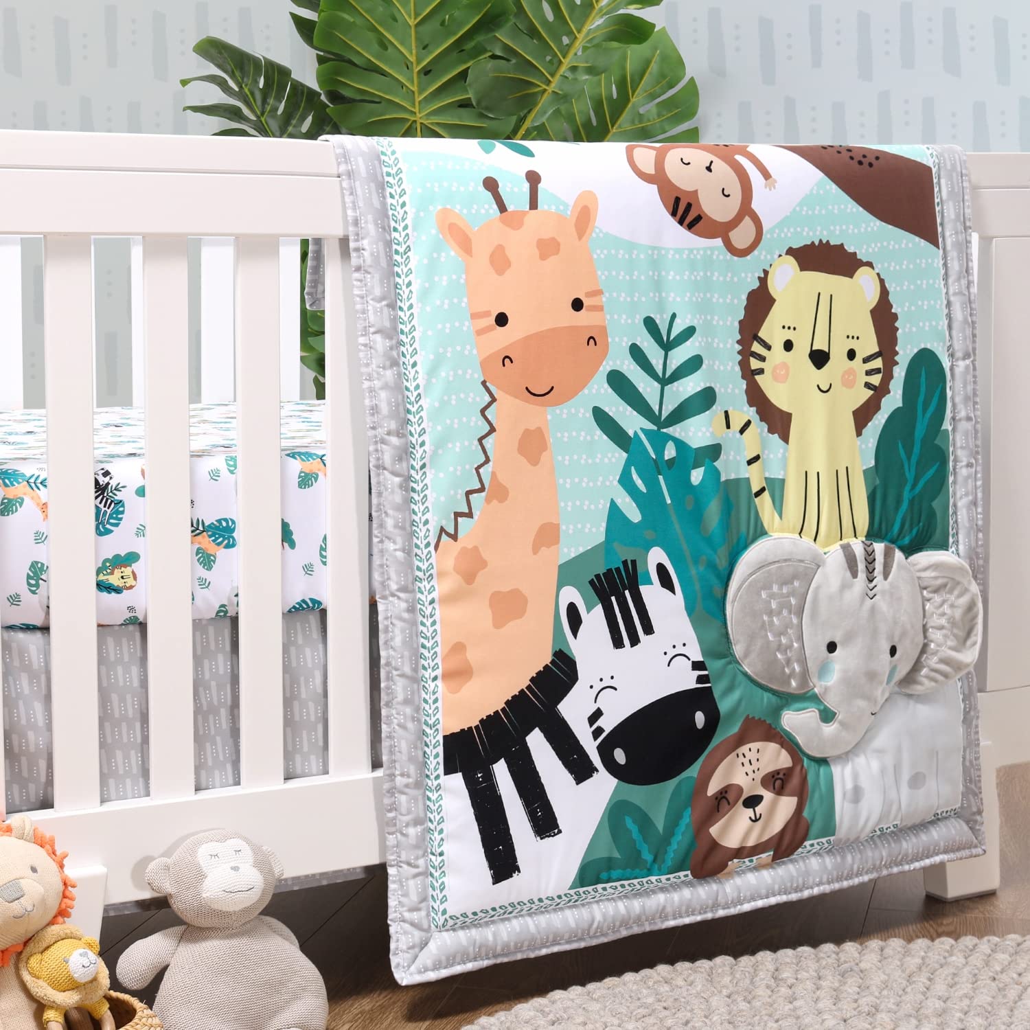 3 Piece Baby Crib Bedding Set for Boys & Girls - Newborn