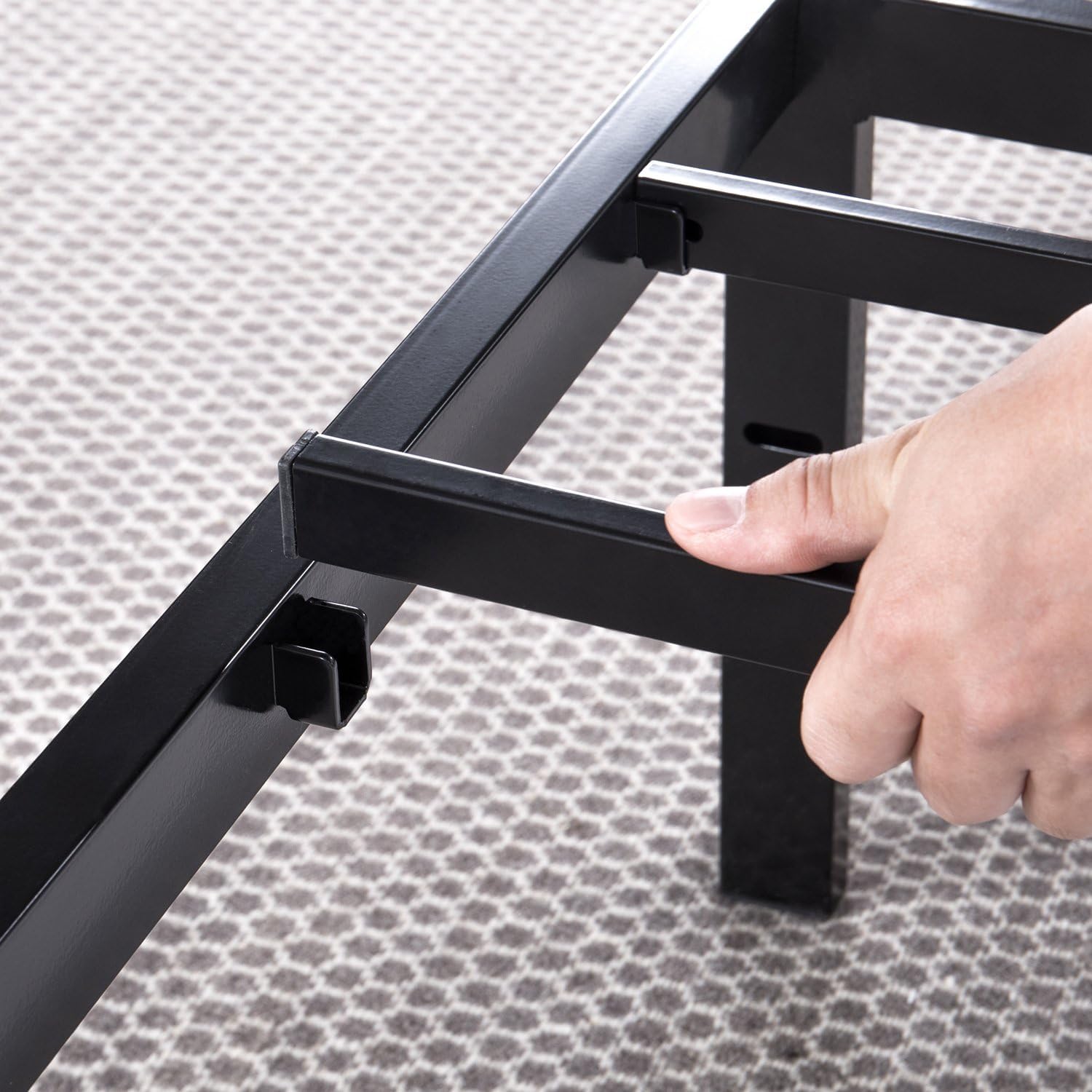 Bed Frame, Durable Platform Queen