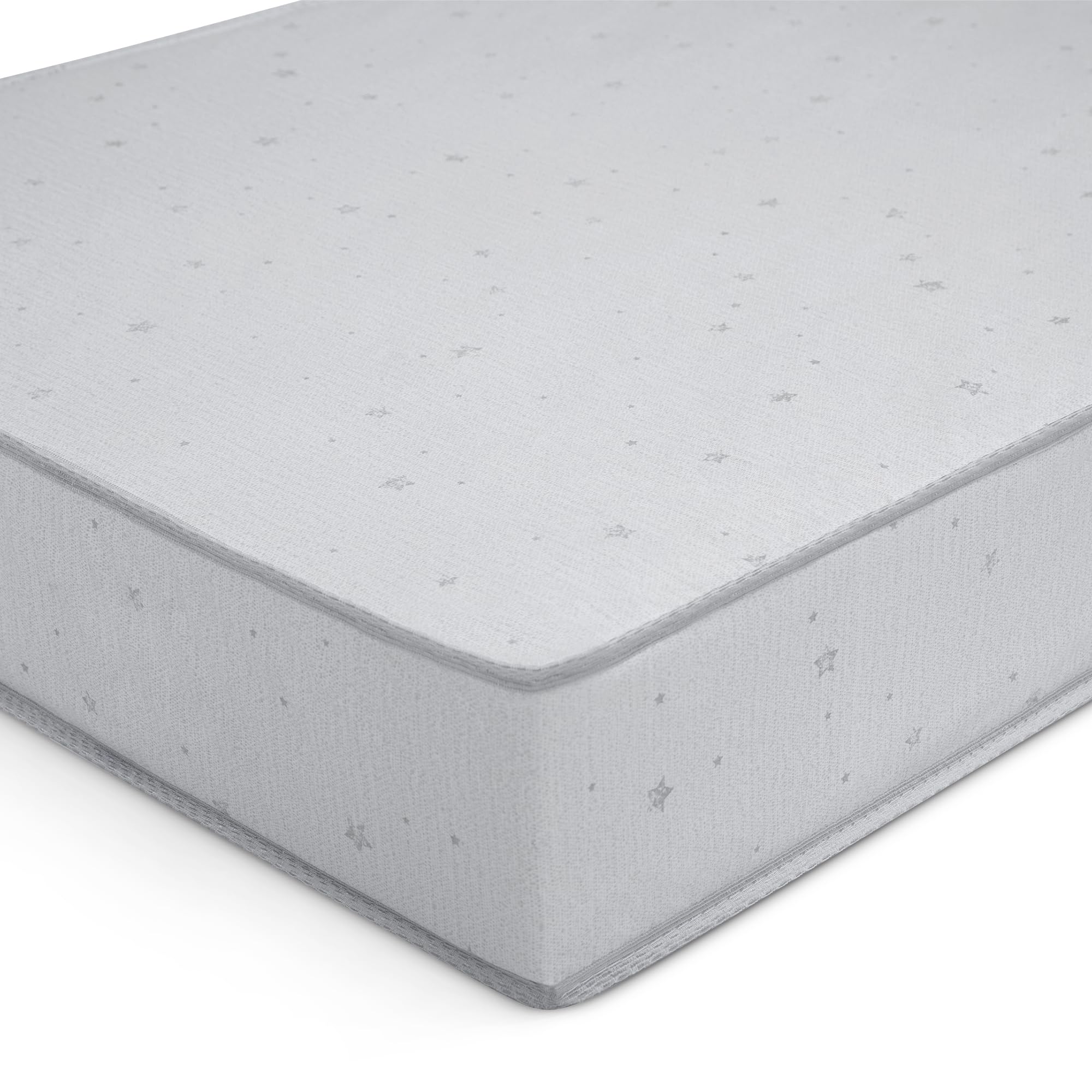 Simmons Kids Silver Nights Dual Sided 2-Stage Baby Crib Mattress and Toddler Mattress