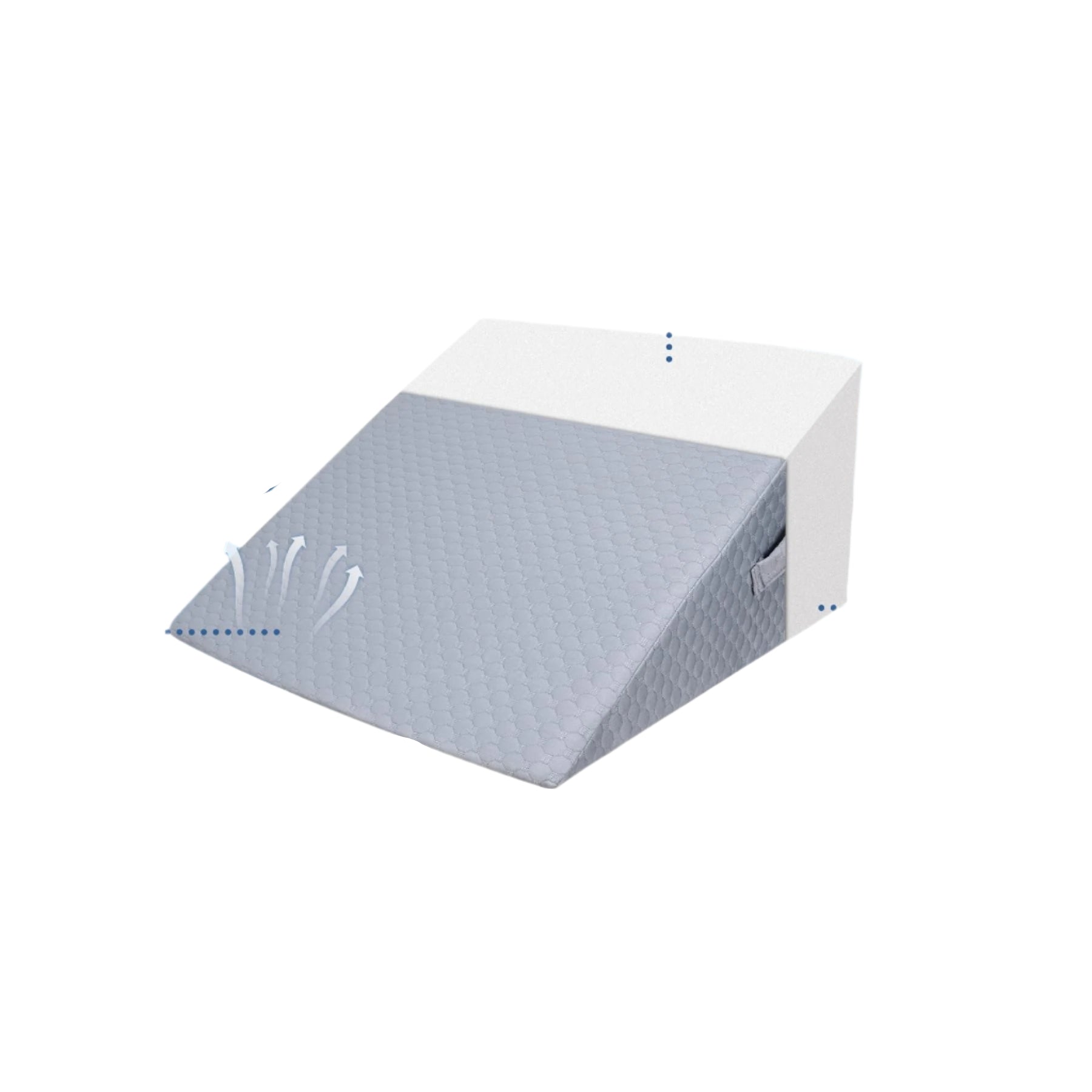 Bed Wedge Pillow for Sleeping, 12" Elevated Wedge Pillow for Sleep Apnea