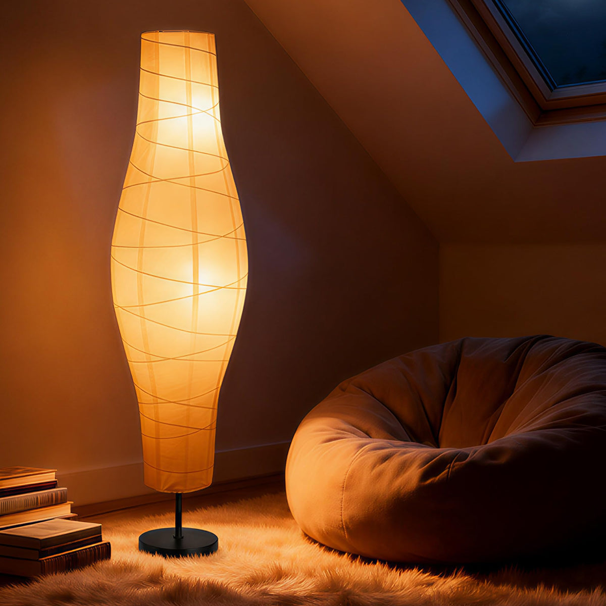 Paper Shade Floor Lamp
