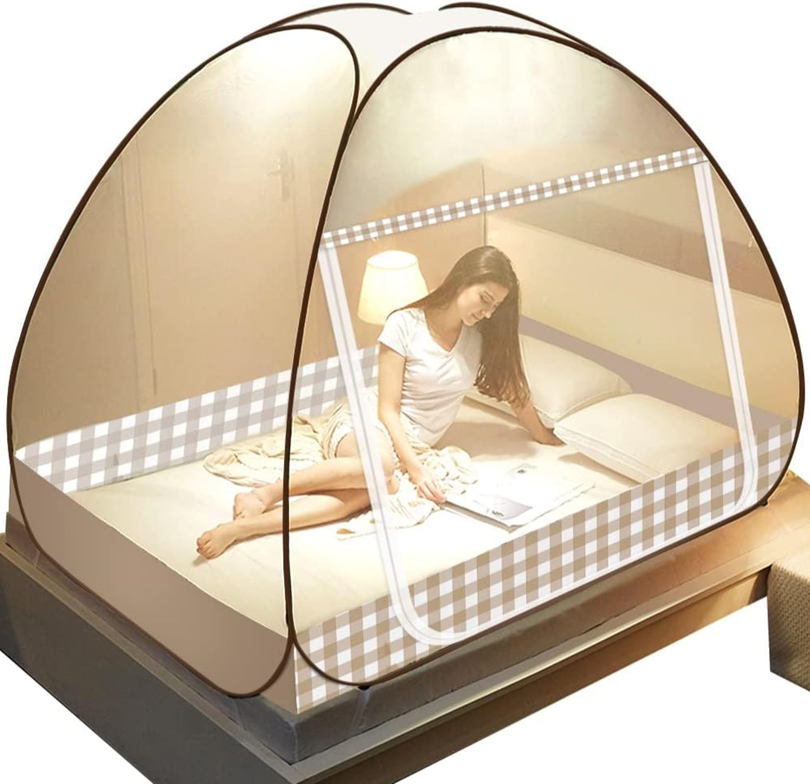 Net Tent Canopy for Bed - Folding Portable Design Travel POP UP