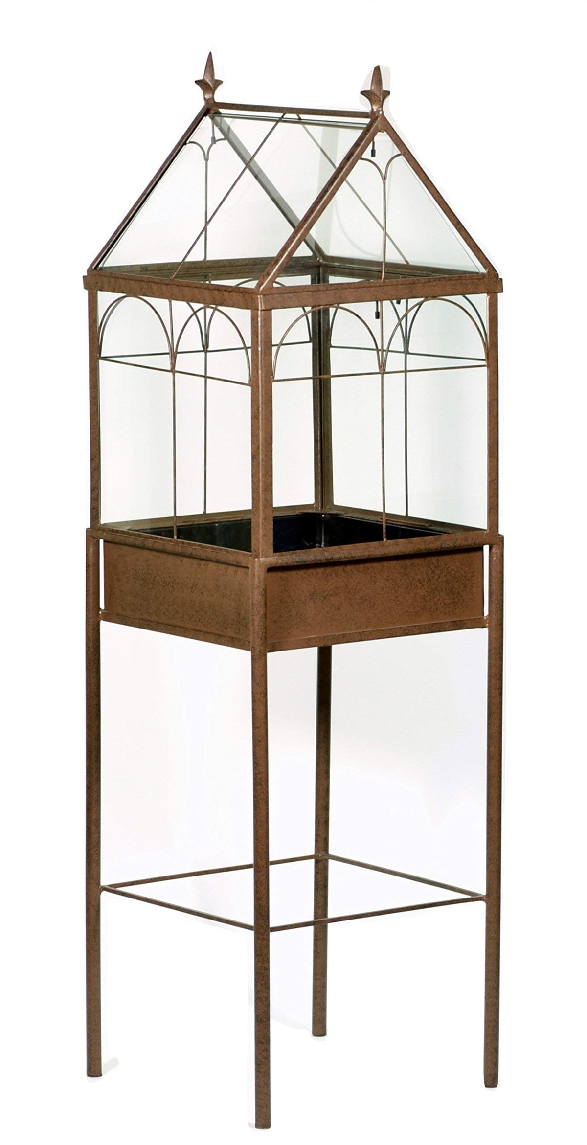 Freestanding Glass Terrarium Wardian Case – 49" Tall