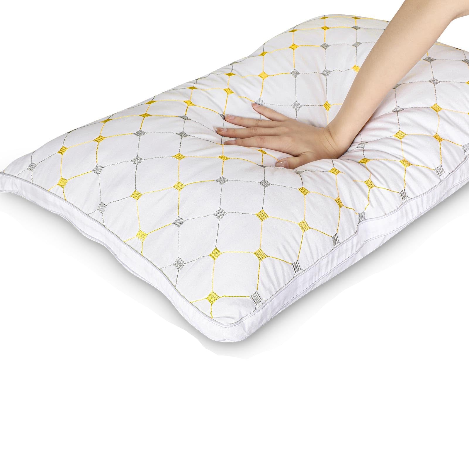 12 Pcs Queen Size Bed Pillows for Sleeping Standard Size Pillows Bulk 20 x 30 Inch