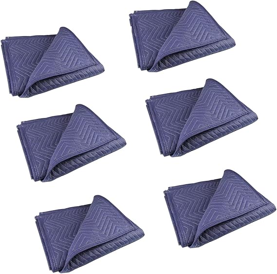 Moving Blankets 40"x 72" Heavy Duty Packing Blankets for Moving