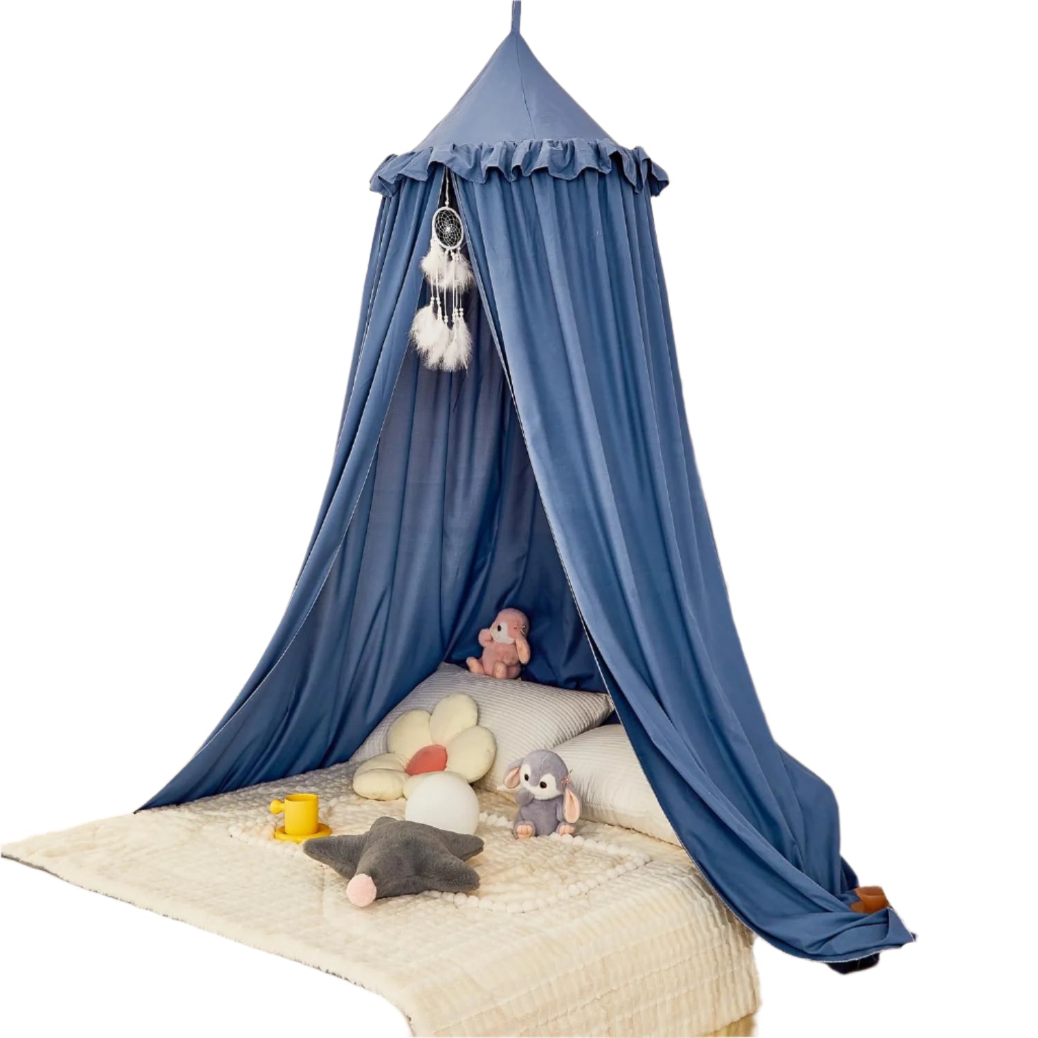 Princess Decor Canopy for Kids Bed, Soft and Durable Bed Canopy for Girls Room
