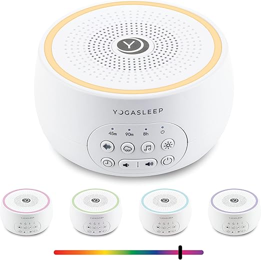 Light to Rise White Noise Sound Machine & Sleep Trainer with Night Light