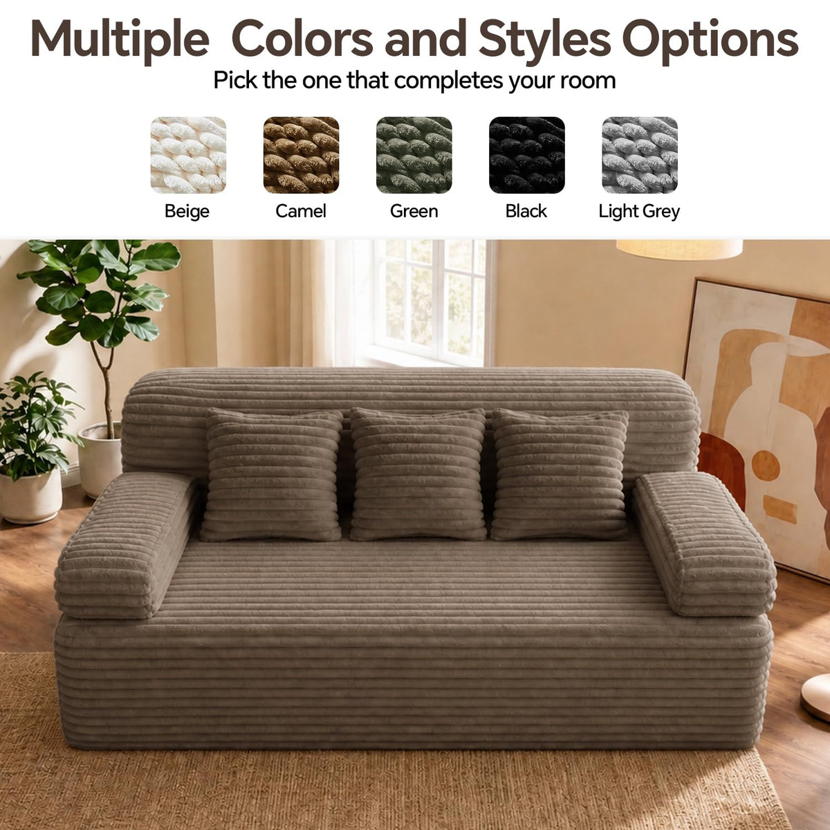 Queen Size Convertible Futon Sofa Bed
