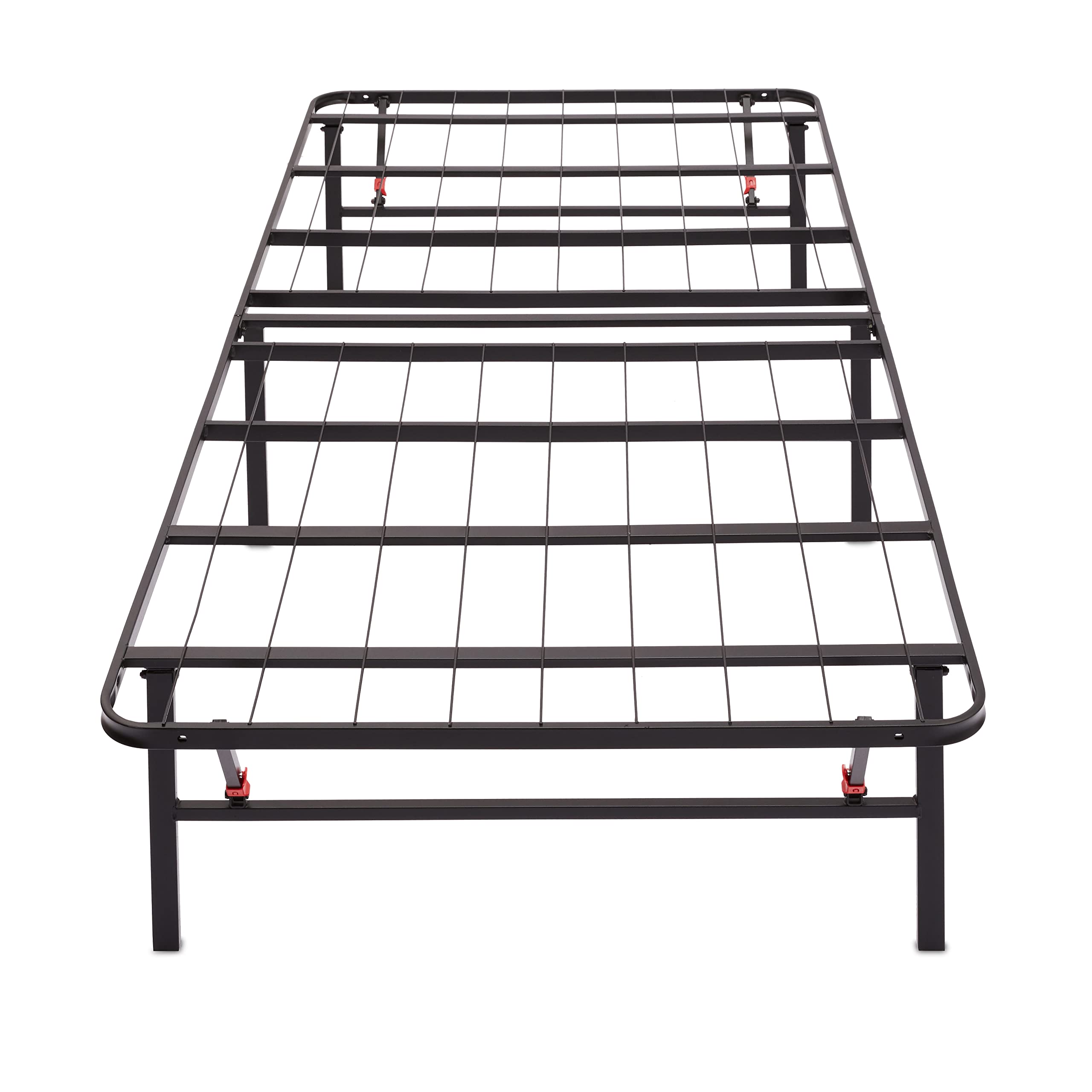Basics Foldable Metal Platform Bed Frame with Tool Free Setup