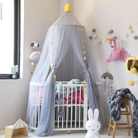 Princess Decor Canopy for Kids Bed, Soft and Durable Bed Canopy