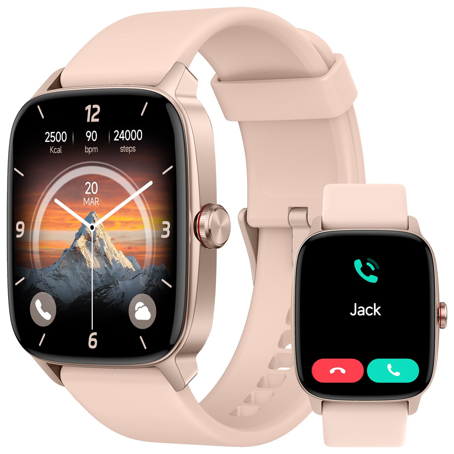 Watch for Men Women, Bluetooth Calling, AI Built-in, IP68 Waterproof