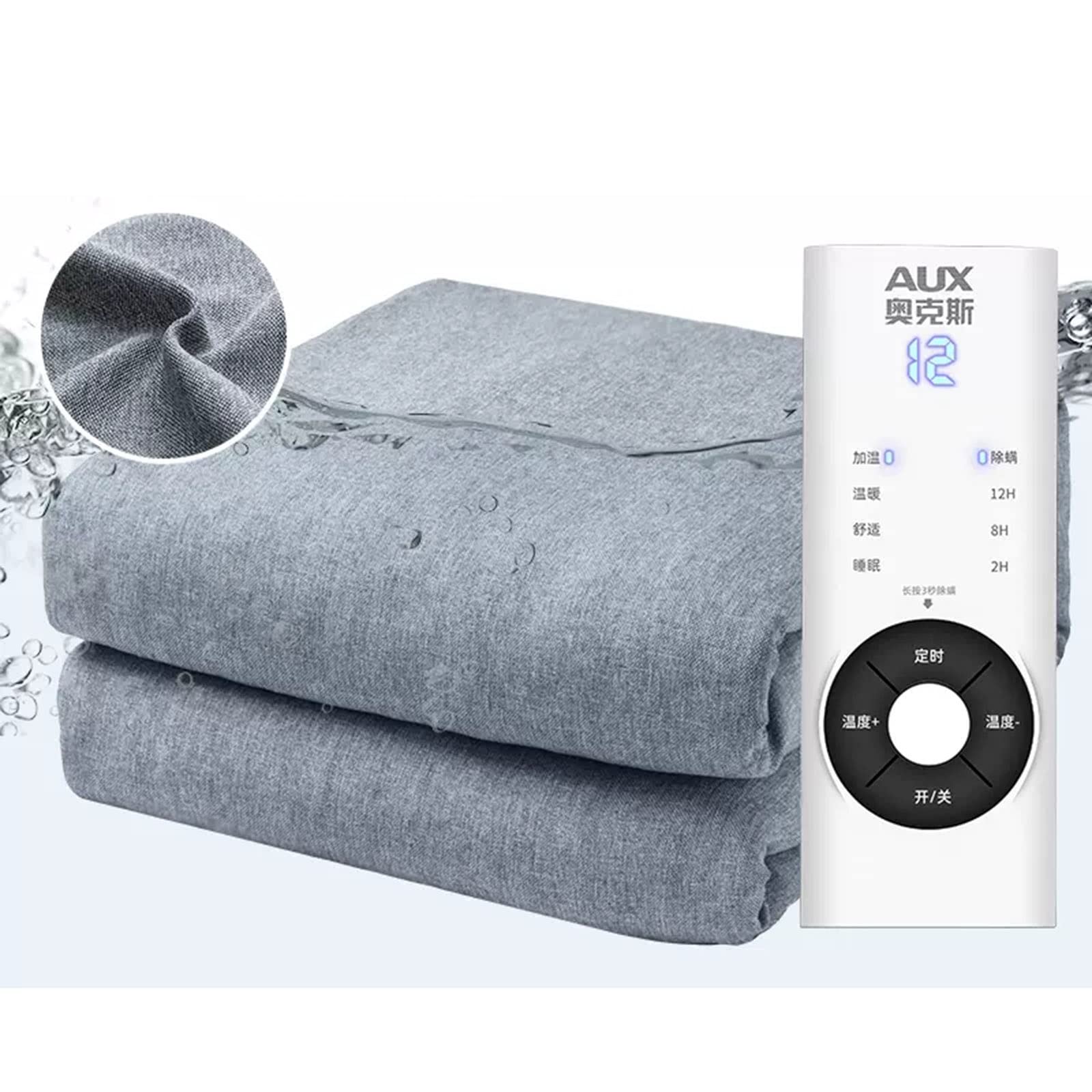 Electric Blanket, Electric Heated Underblanket with 12