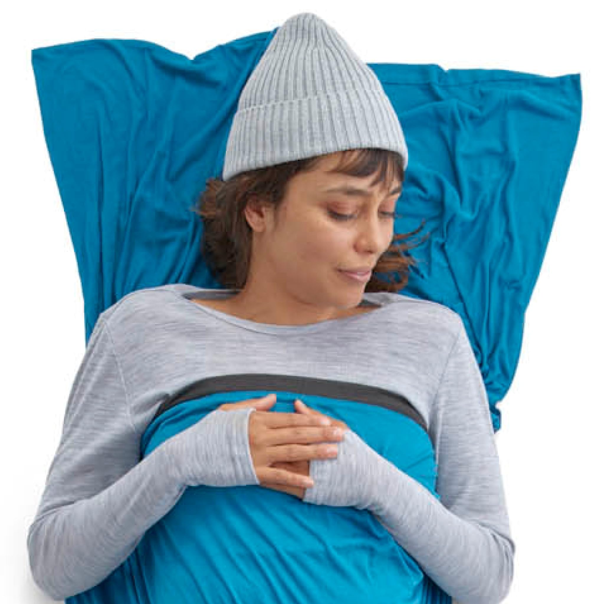 Breeze Sleeping Bag Liner w/Permethrin, Rectangular w/Pillow Sleeve