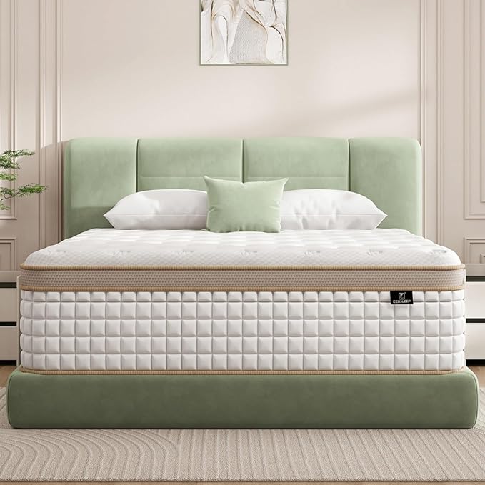 Full Mattress, 12 Inch Full Size Hybrid Mattress, Gel Memory Foam