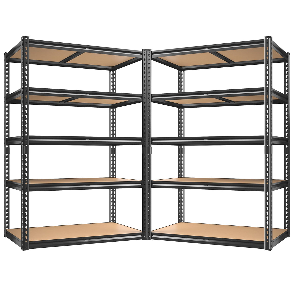 5-Tier Heavy Duty Metal Shelving Unit – 2,200 lbs Garage Storage Rack