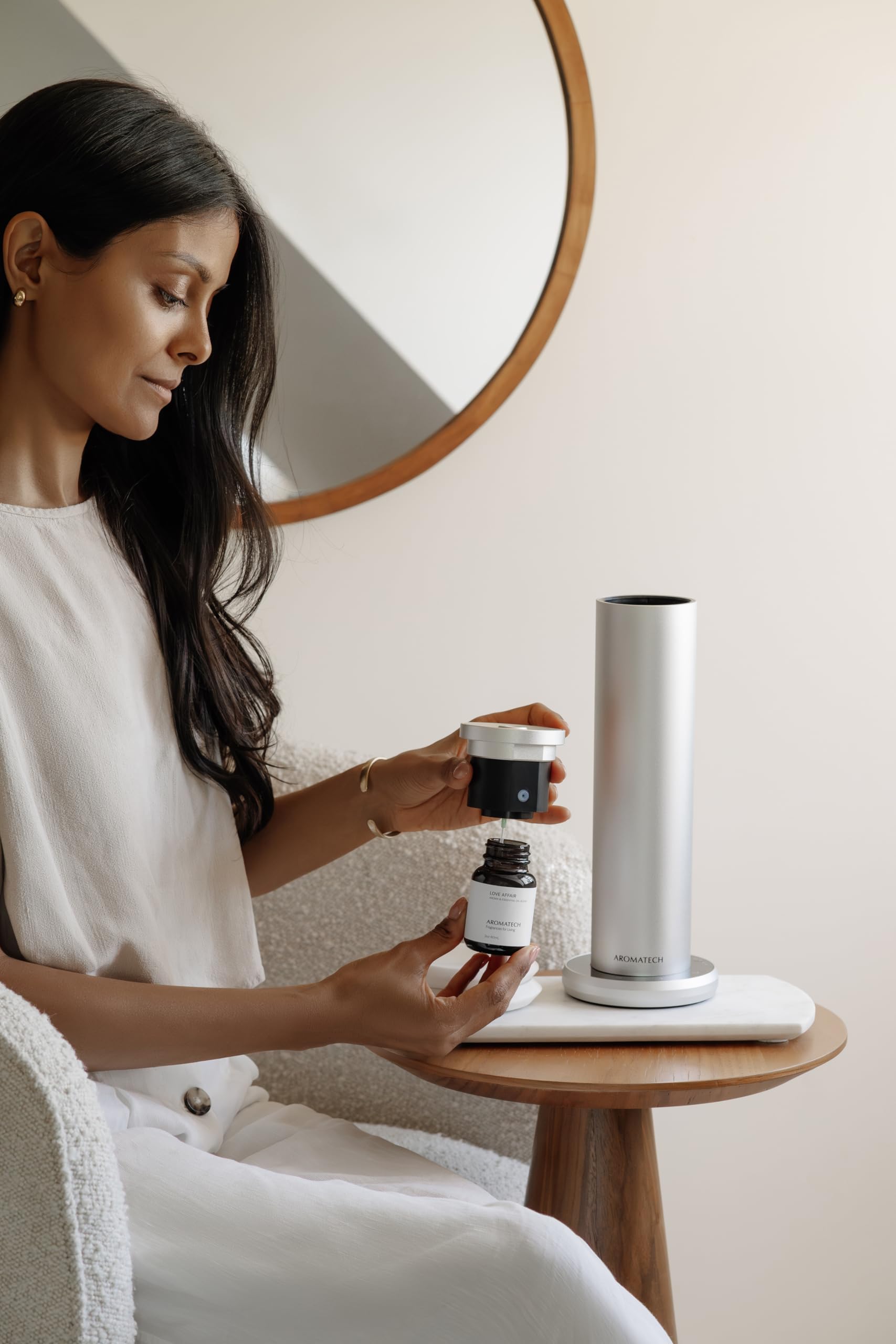 New AroMini BT Plus Scent Diffuser w/Bluetooth – Cold-Air Diffusion Scent