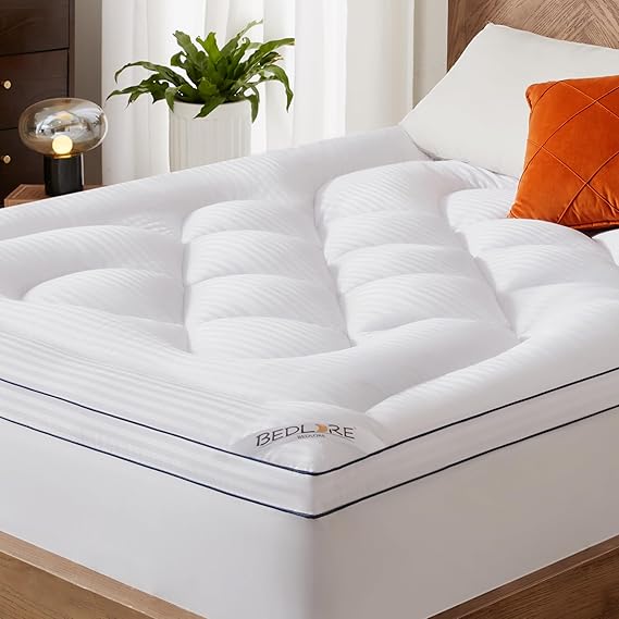 Memory Foam Mattress Topper for Pain Relief with 2X Support