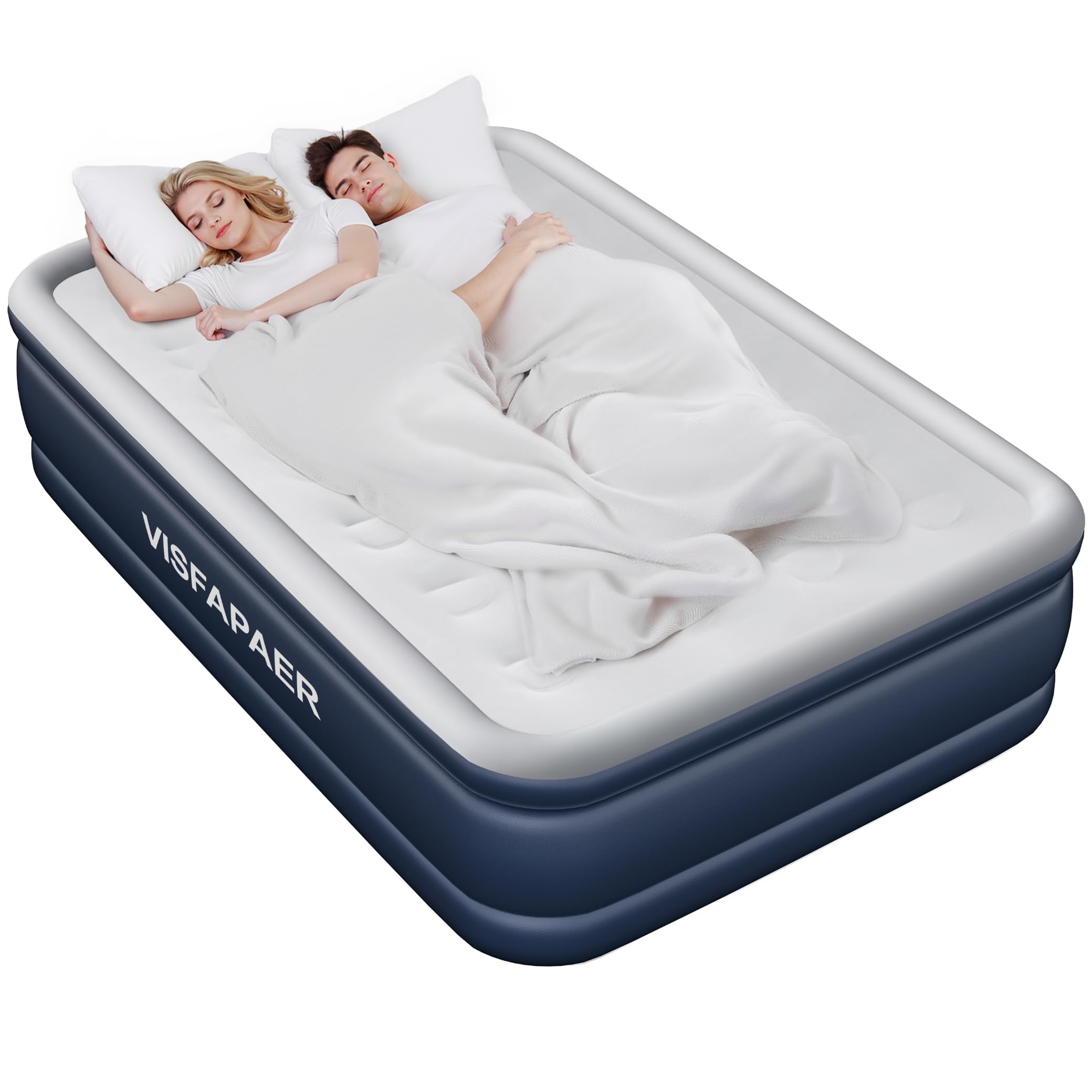 Full with Built in Pump Raised, 18'' High Inflatable Mattress Electric Blow