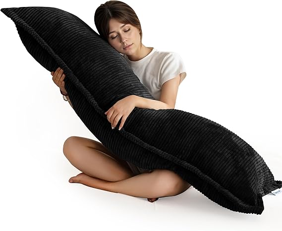 Body Pillow for Adults, Thickened Memory Foam Long Bed Pillow