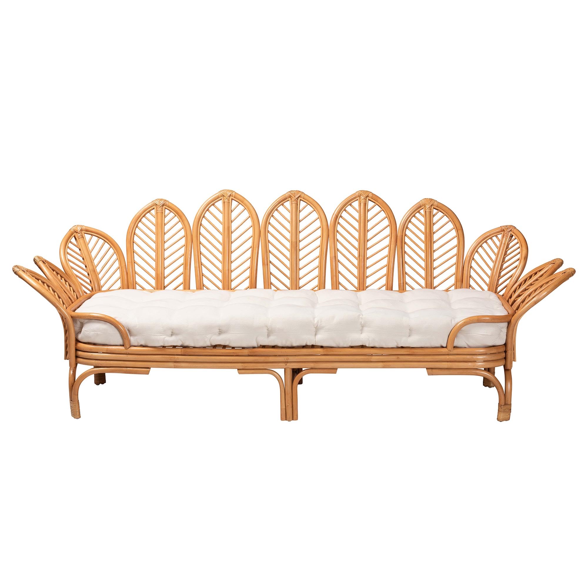 Loften Bohemian Light Honey Rattan Daybed