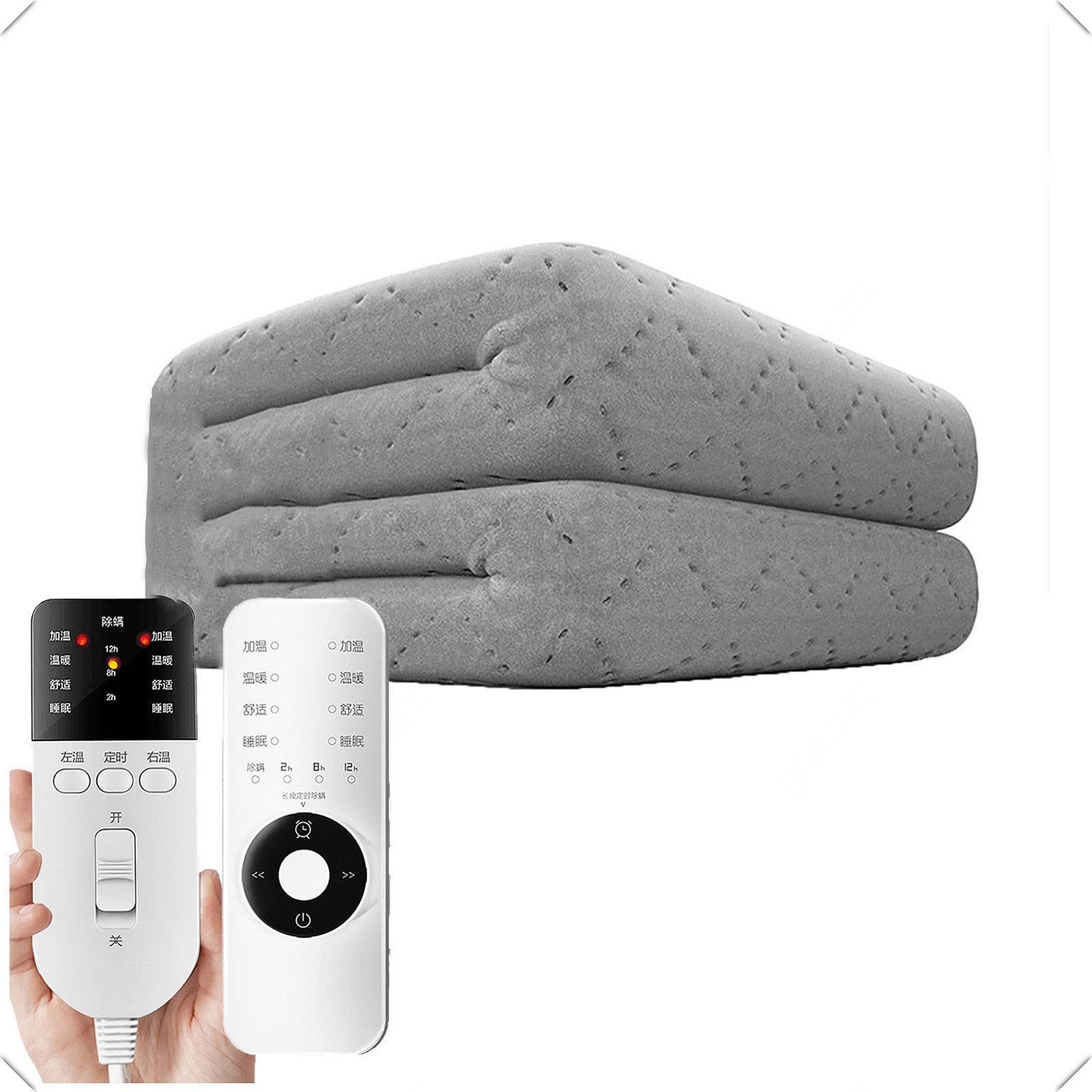 Electric Blanket Heated Throw Blanket Dual Control Intelligent Temperature