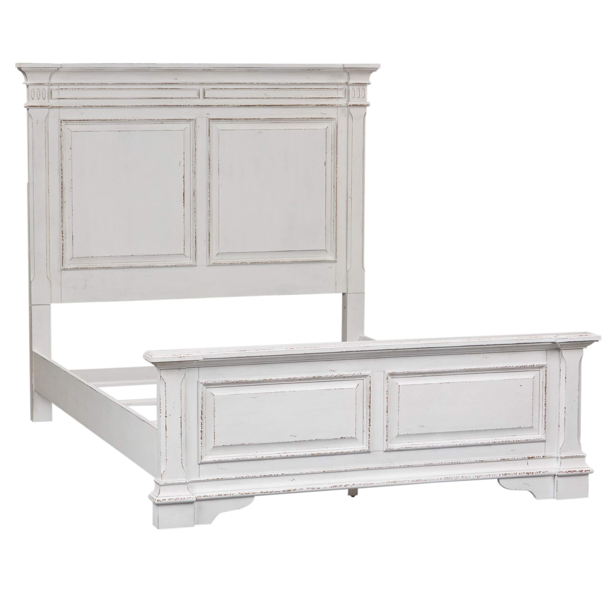 Abbey Park Queen Panel Bed, White