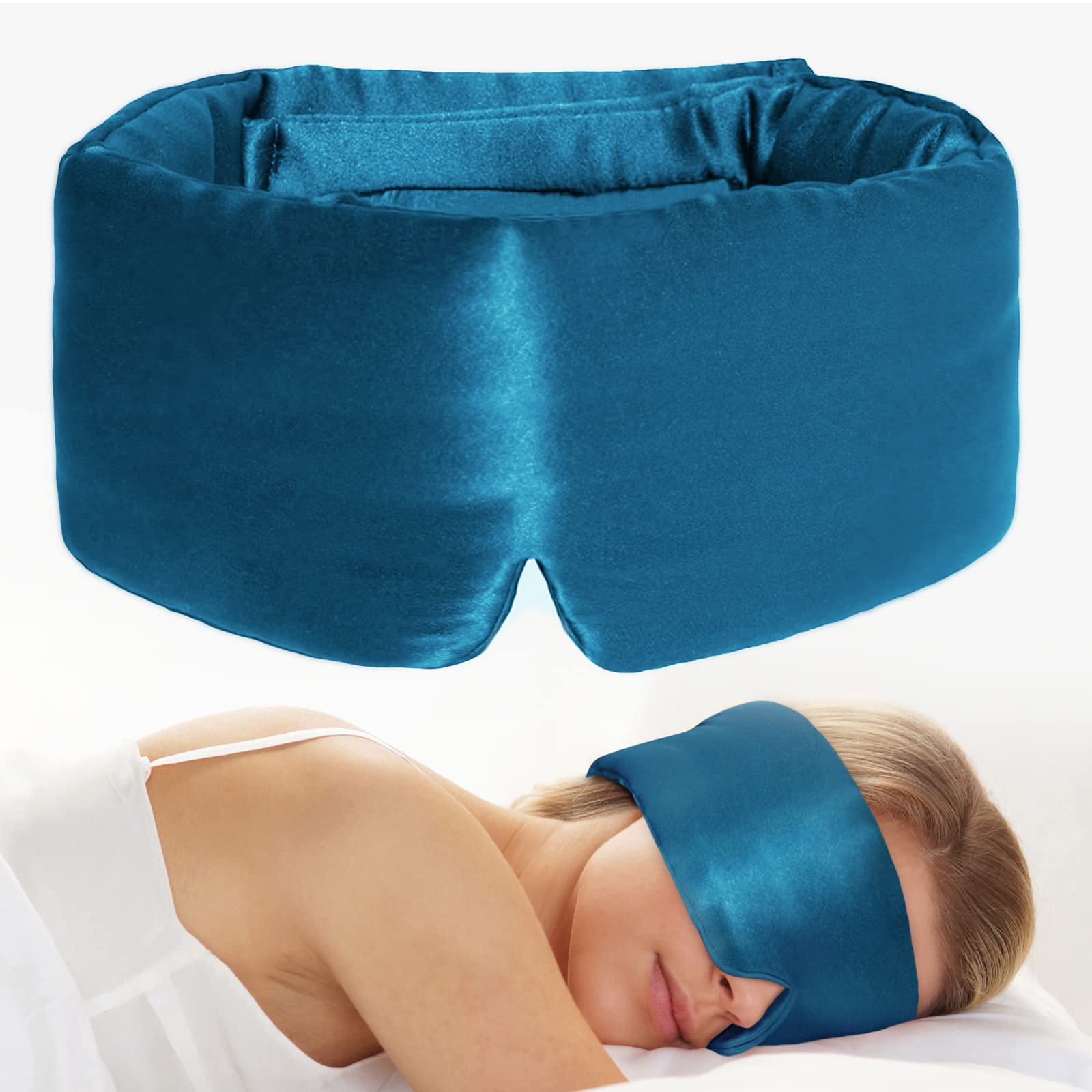 100% Natural Silk Eye Mask for Women Men