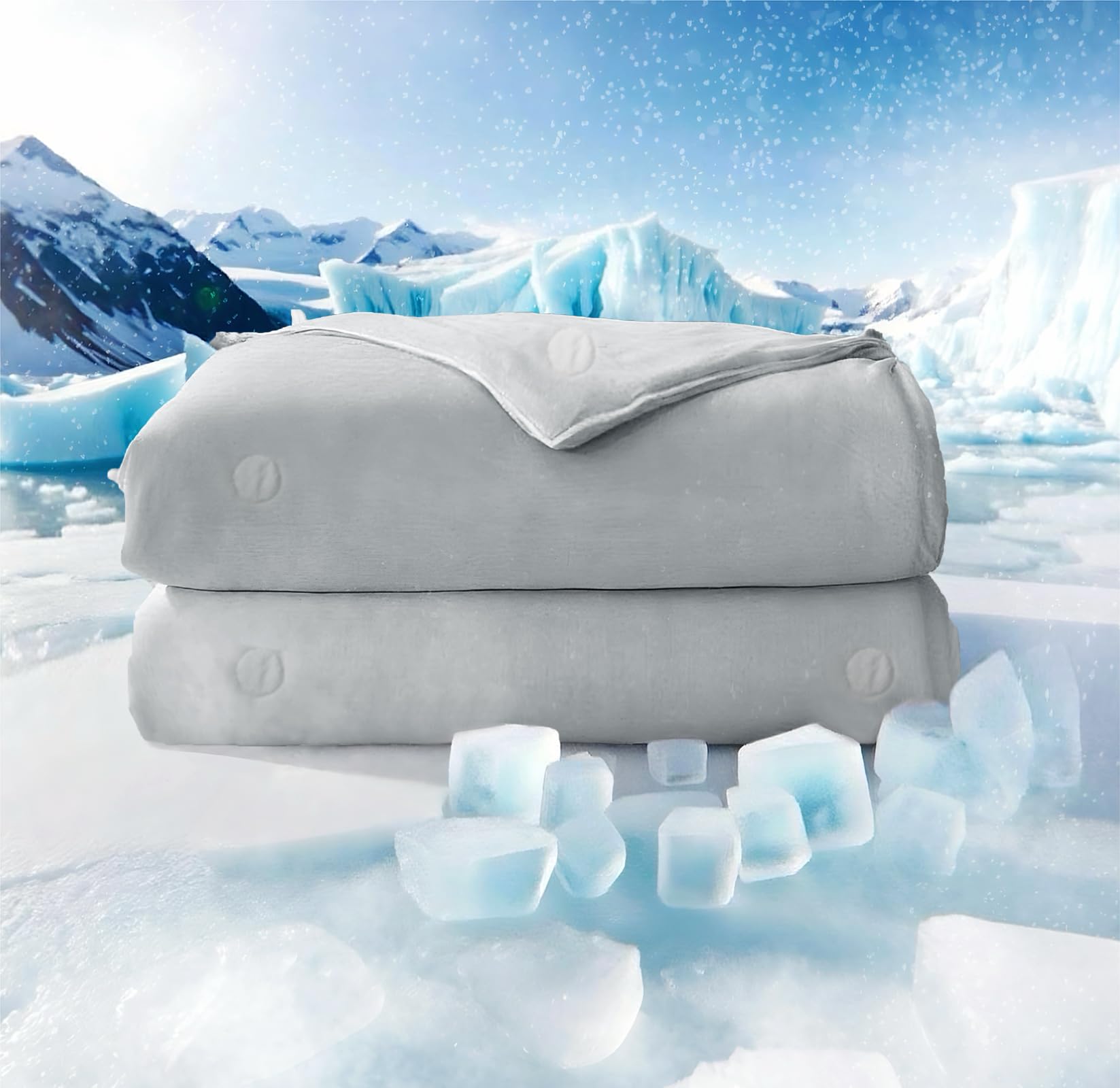 Cooling Comforter King Size – Soft Double Side Cooling Blanket for Hot Sleepers