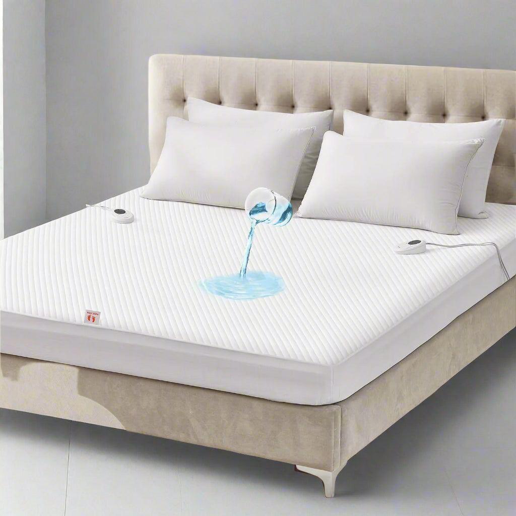 Waterproof Heated Mattress Pad, ETL Certified Bed Warmer with Memory Function