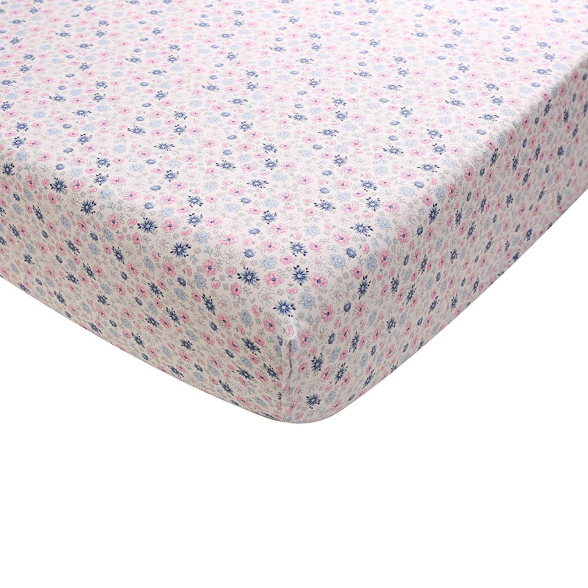 8 PCs Cotton Pink Embroidery Butterfly Nursery Crib Bedding Set Heavy Duty Cotton