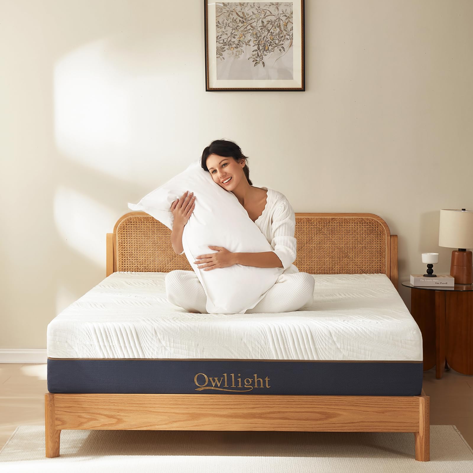 Twin Mattress 12inch,Cooling Gel Memory Foam and Bamboo Charcoal Egg Crate Mattress