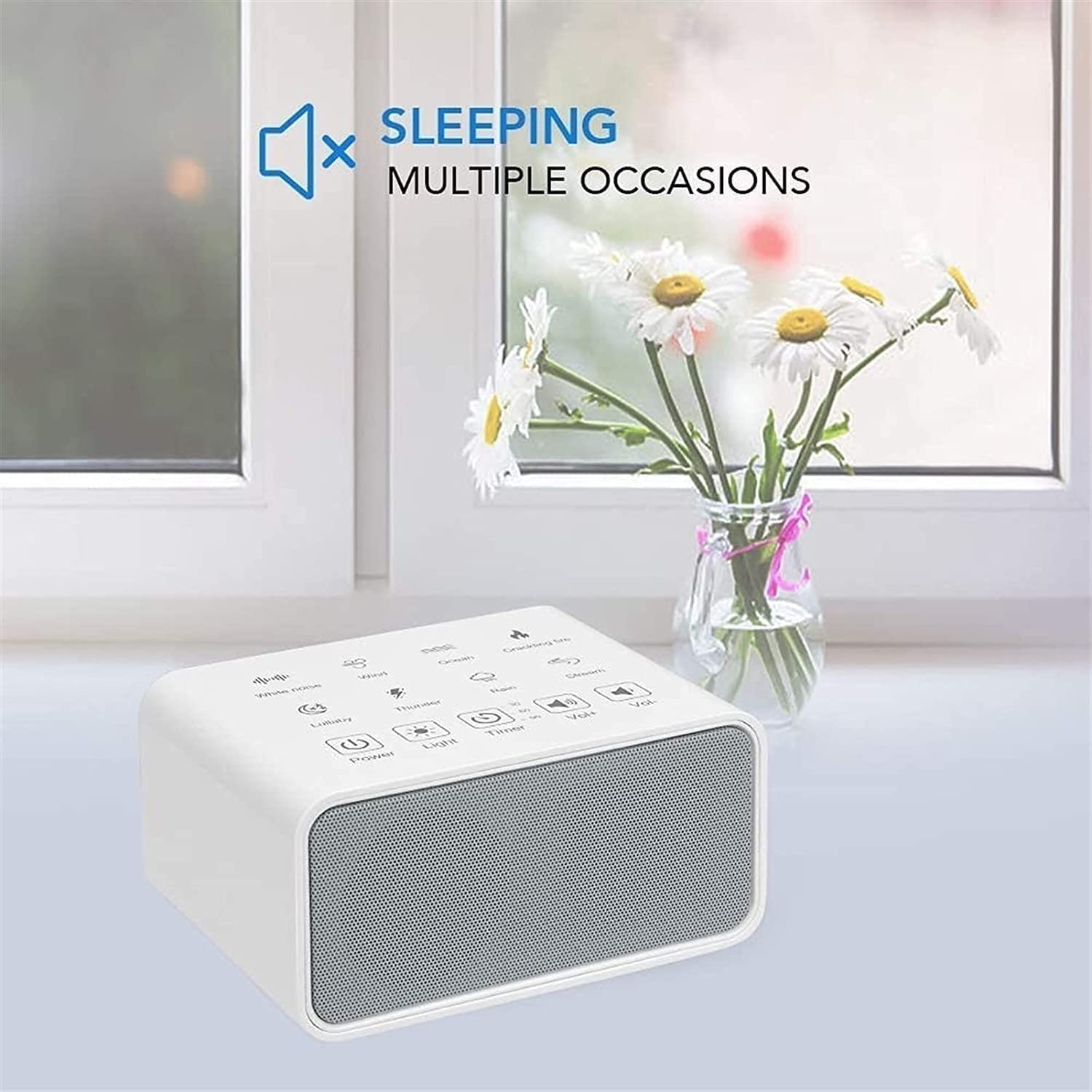 Noise Machine,Sleep Sound Machine for Sleeping,8 Soothing Sounds